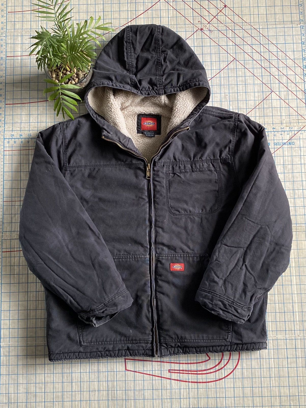 Carhartt Dickie’s Sherpa Lined Full Zip Workwear Jacket Size XL Grailed