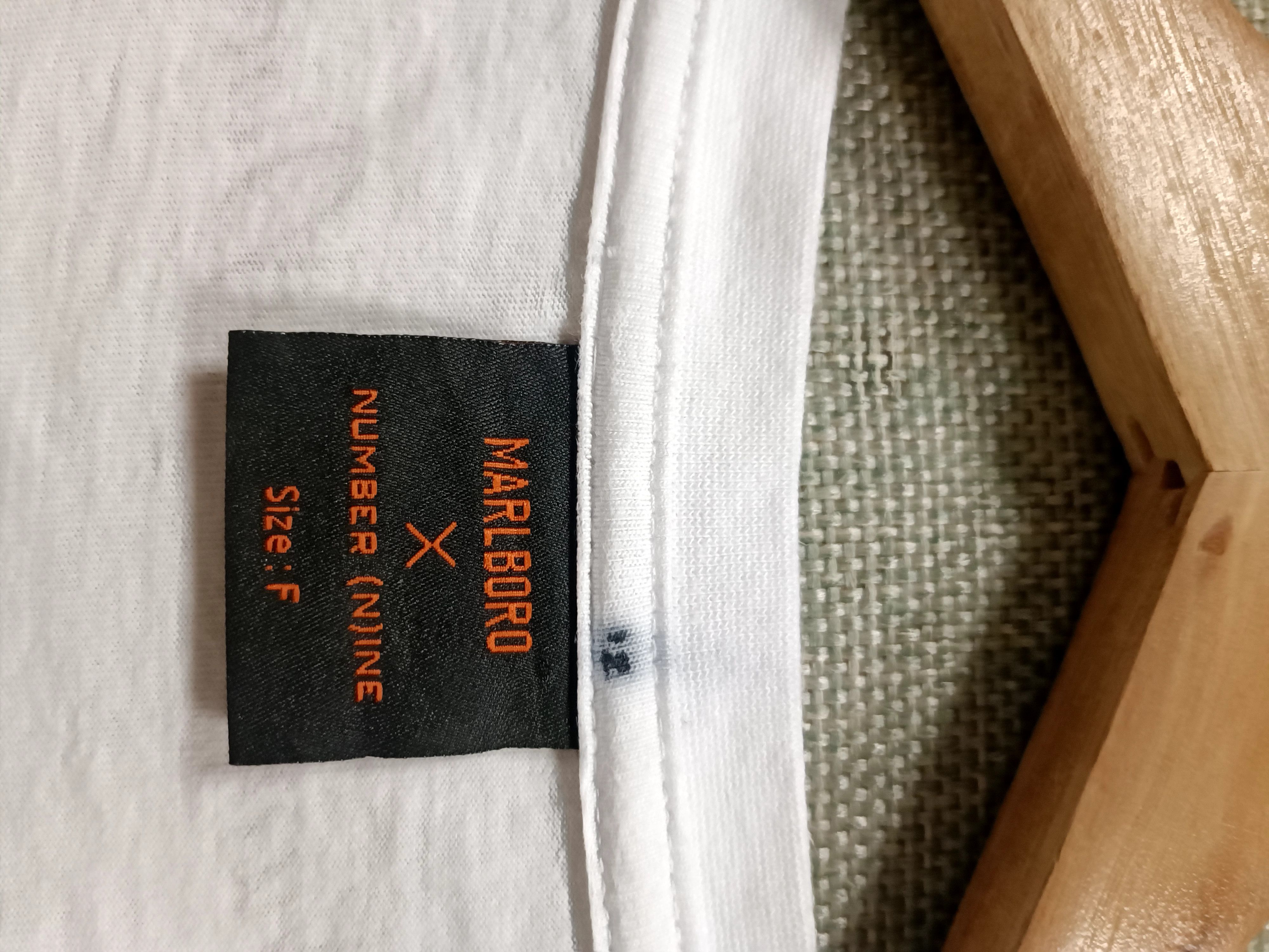 Number (N)ine t shirt Number(n)ine x Marlboro Size US M / EU 48-50 / 2 - 5 Thumbnail