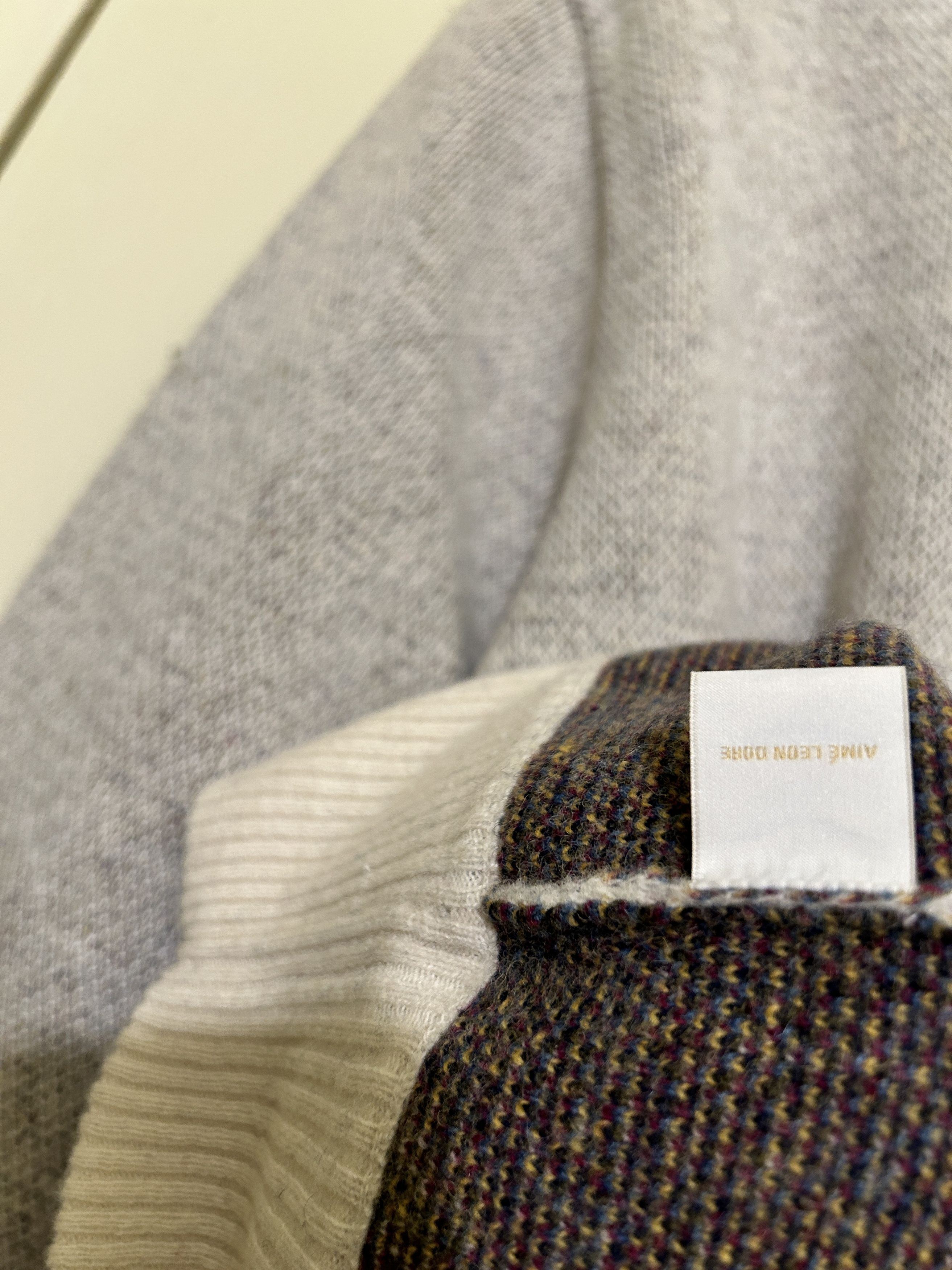 Aime Leon Dore Molina Tape up Sweater Picasso crewneck Wool F/W 20 Size US M / EU 48-50 / 2 - 5 Thumbnail