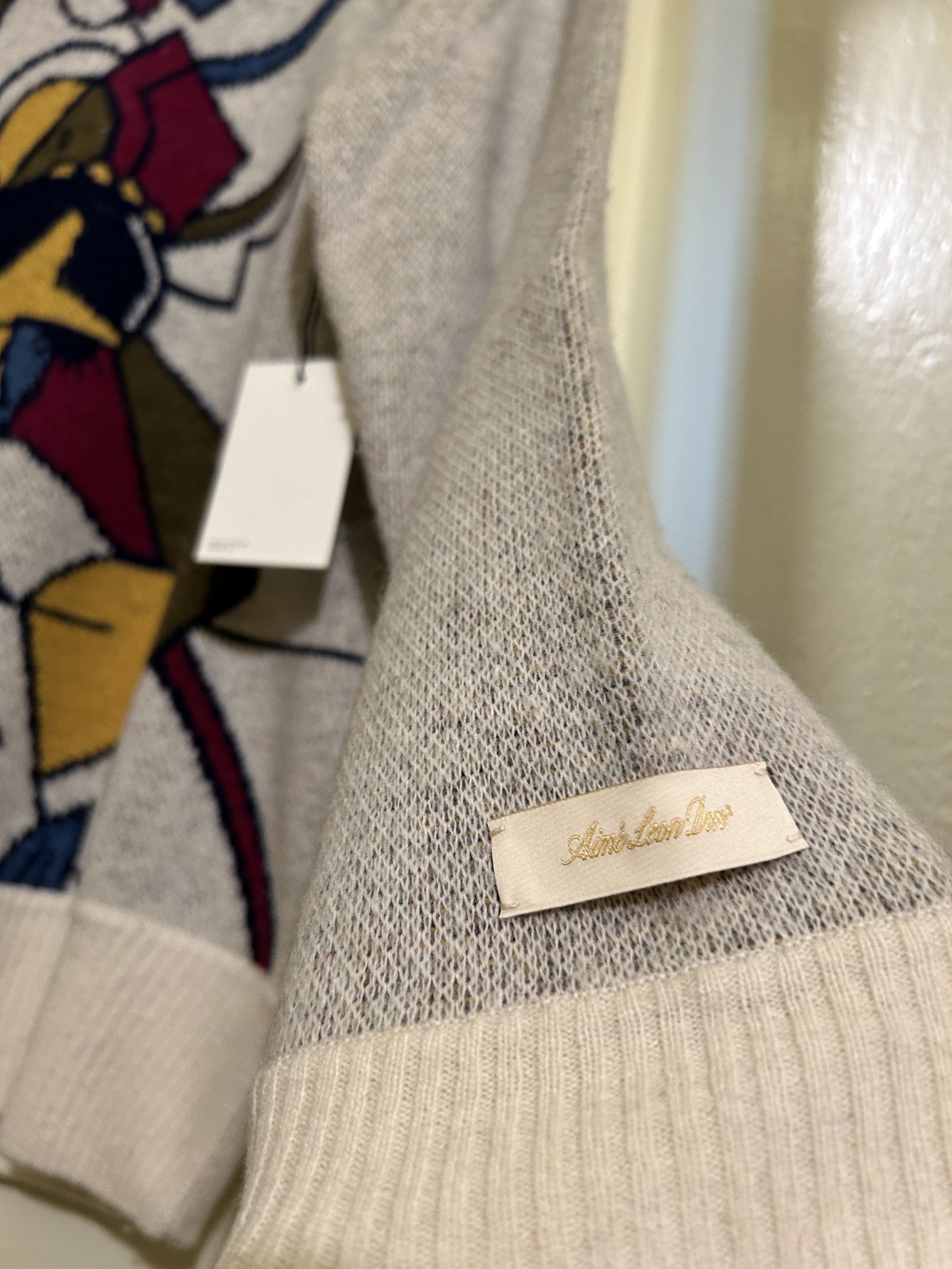 Aime Leon Dore Molina Tape up Sweater Picasso crewneck Wool F/W 20 Size US M / EU 48-50 / 2 - 4 Thumbnail