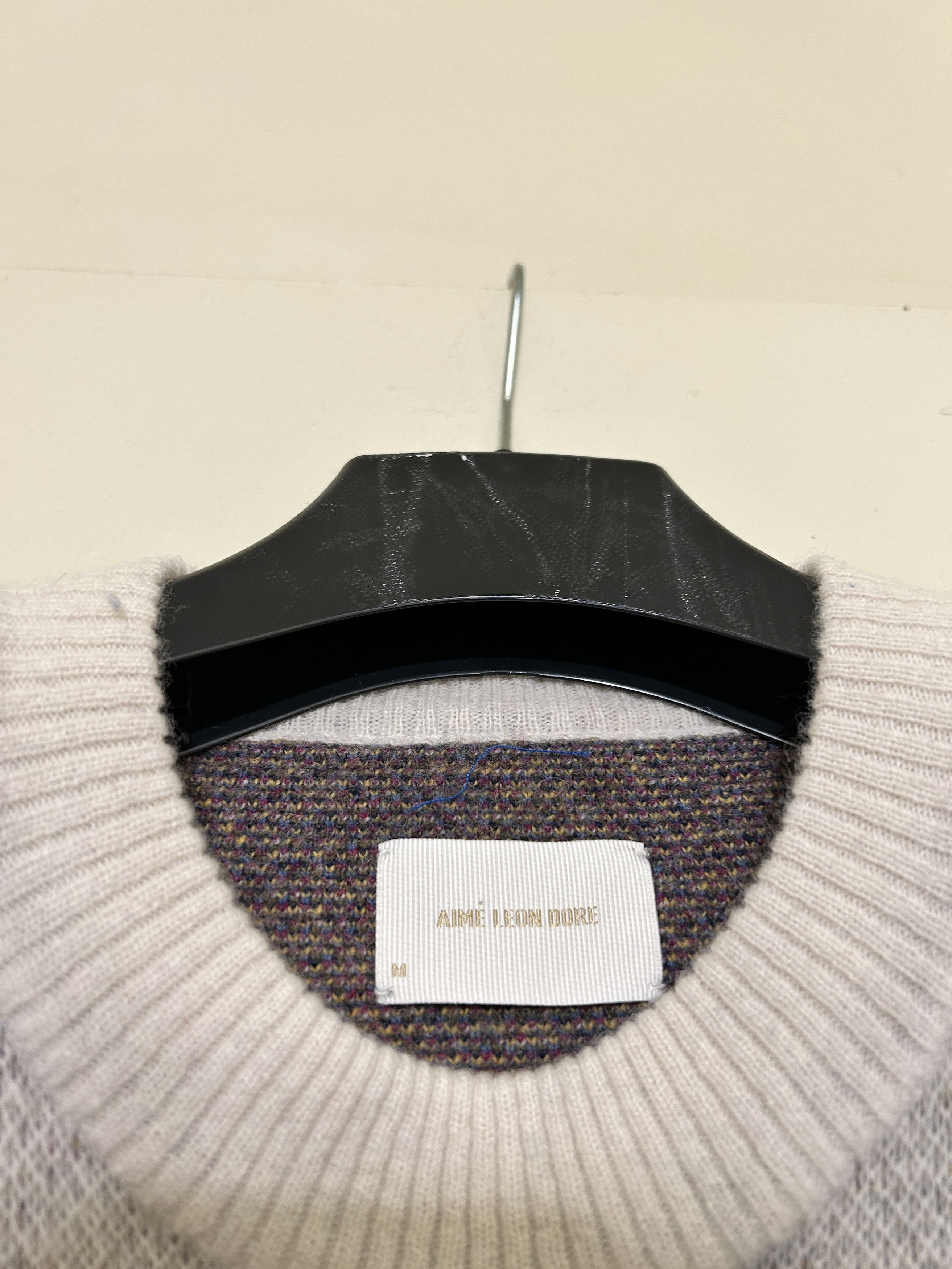 Aime Leon Dore Molina Tape up Sweater Picasso crewneck Wool F/W 20 Size US M / EU 48-50 / 2 - 3 Thumbnail