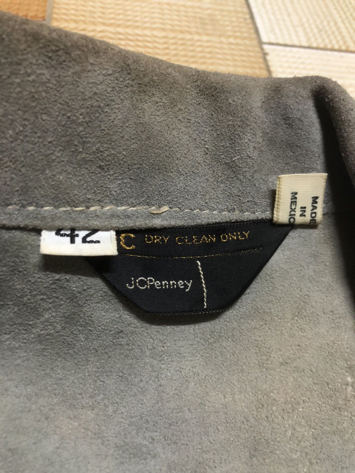 JCPenney × Leather 💥SUEDE LEATHER by J.C Penney AMERICAN STYLE Size US L / EU 52-54 / 3 - 4 Thumbnail