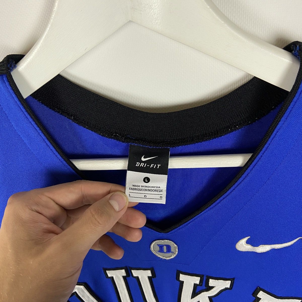 NCAA Vintage NCAA Nike Elite Duke jersey NBA Zion Williams NR3 Size US L / EU 52-54 / 3 - 6 Thumbnail