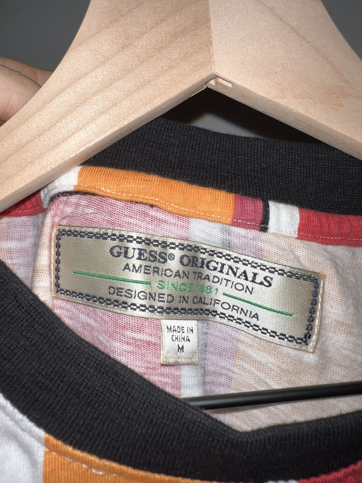 Guess Guess Vertical Striped Shirt Size US M / EU 48-50 / 2 - 3 Thumbnail