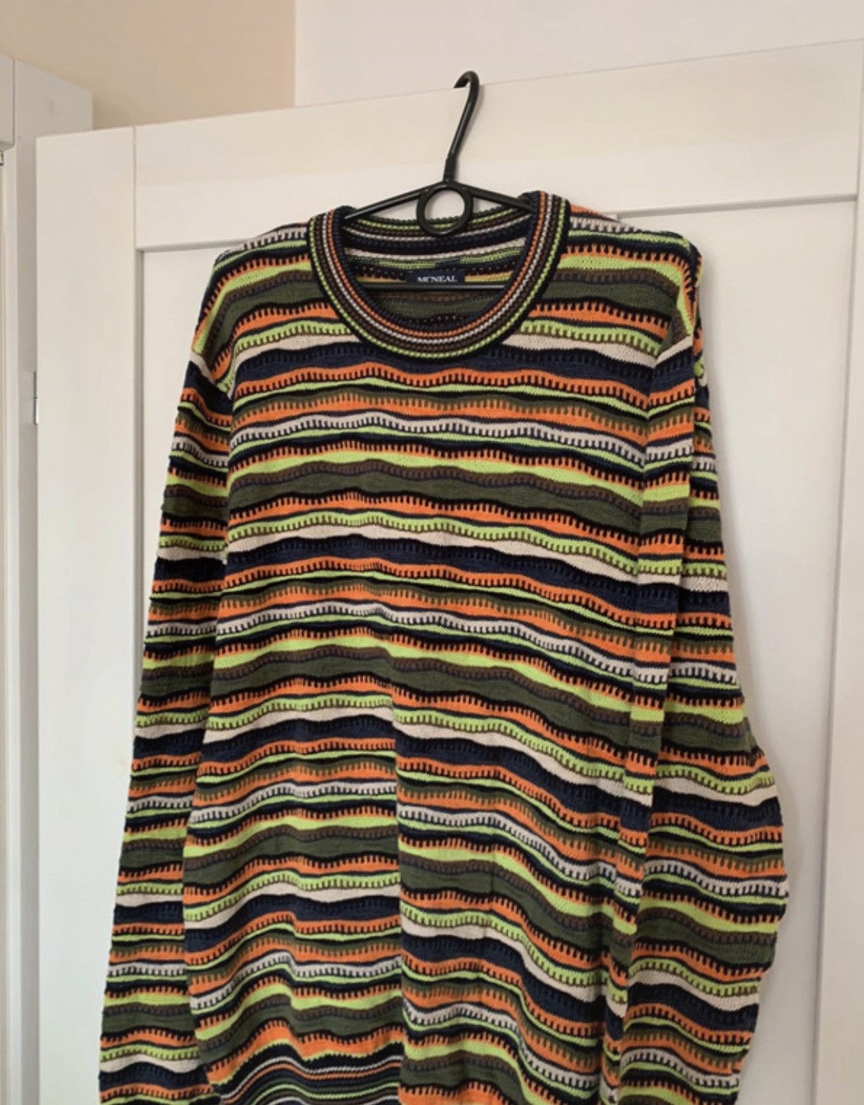 Other Vintage Red Gray Sweter cable knit by Coogi Grail rare 90s Size US XL / EU 56 / 4 - 2 Thumbnail