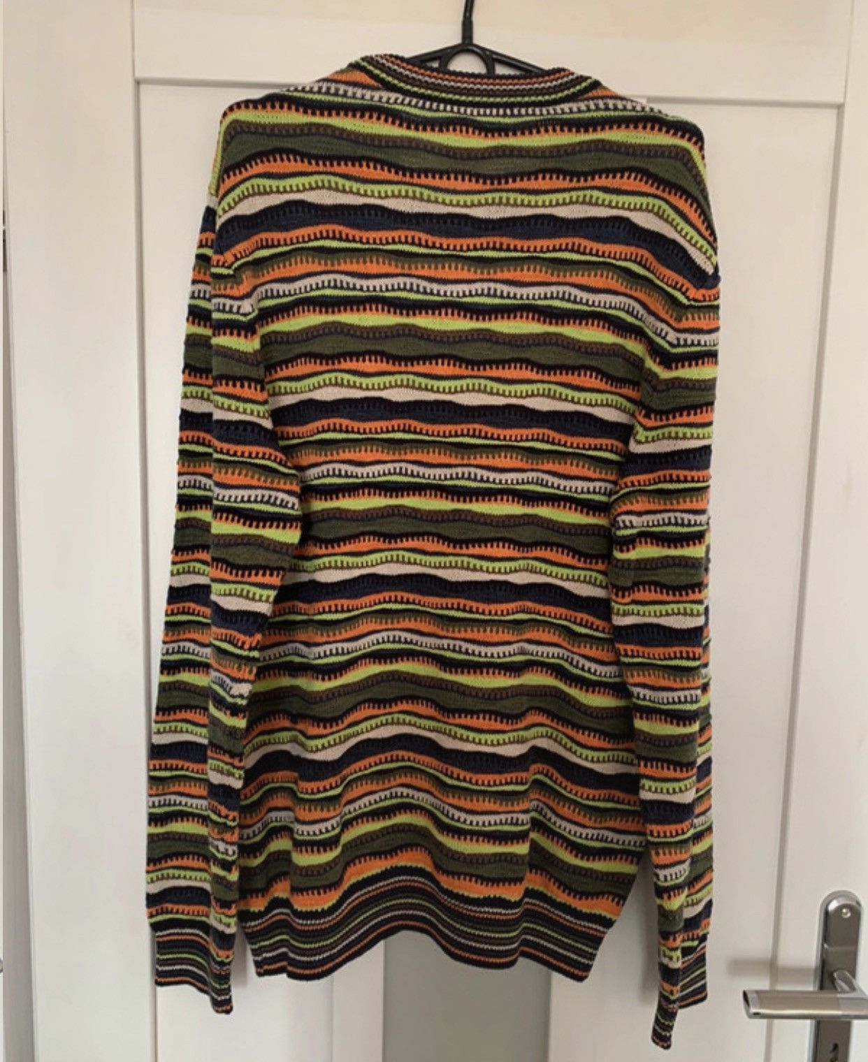 Other Vintage Red Gray Sweter cable knit by Coogi Grail rare 90s Size US XL / EU 56 / 4 - 1 Thumbnail