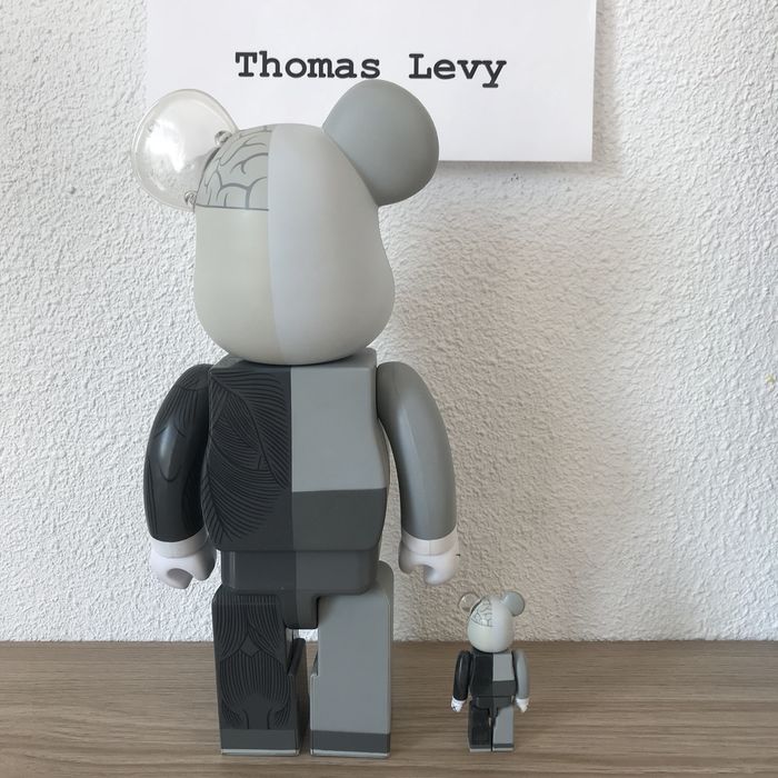 Bearbrick KAWS 400% Grey