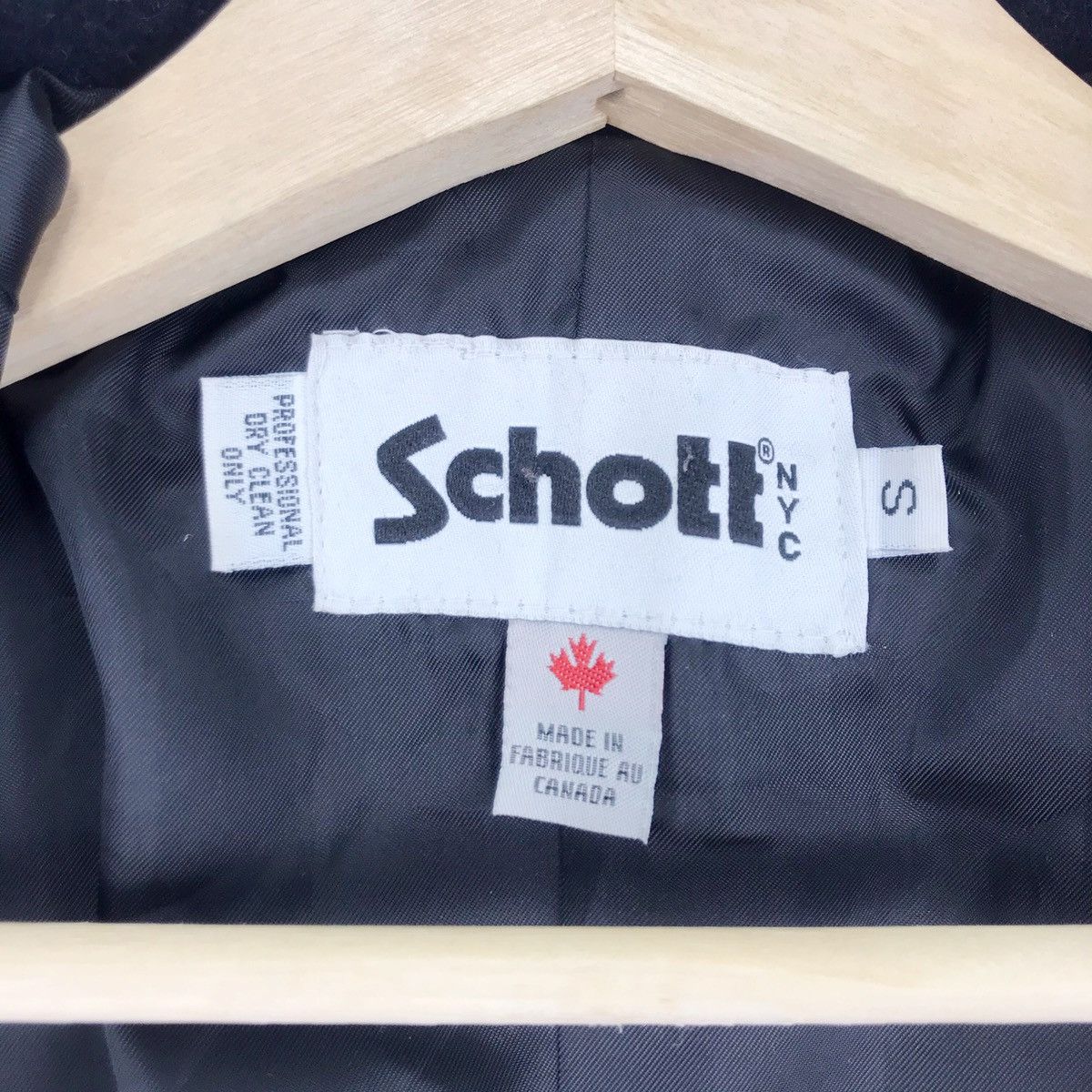 Schott × Vintage Vintage Schott NYC Wool Peacoat Size US S / EU 44-46 / 1 - 8 Thumbnail