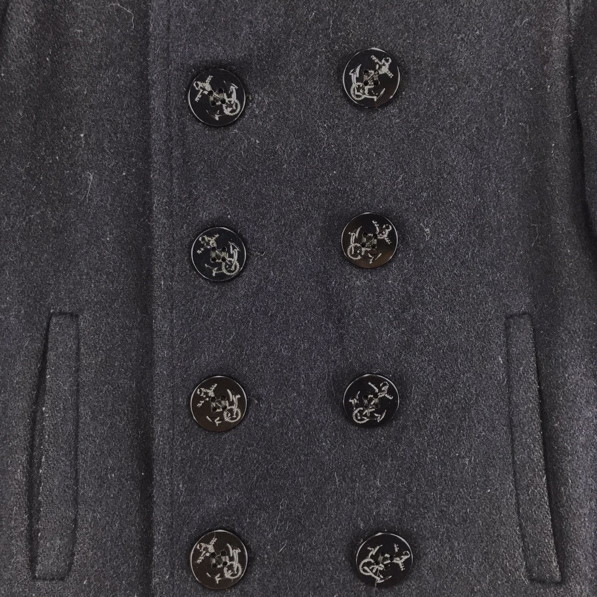 Schott × Vintage Vintage Schott NYC Wool Peacoat Size US S / EU 44-46 / 1 - 7 Thumbnail