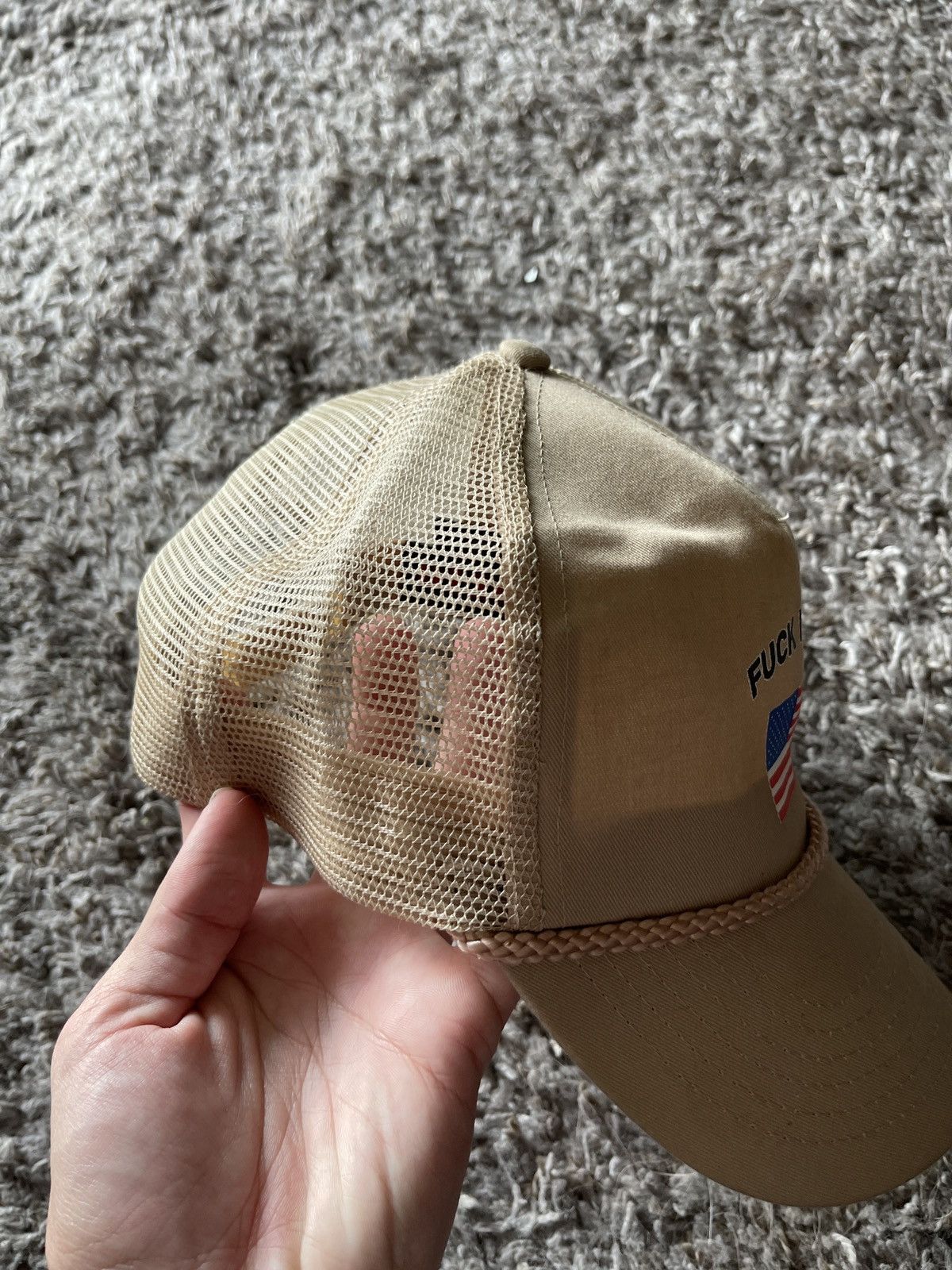 Don't Be Mad × Fat Tiger Workshop Fat Tiger DBM Fuck Donald FDT Trucker Hat Don’t Be Mad Size ONE SIZE - 4 Thumbnail