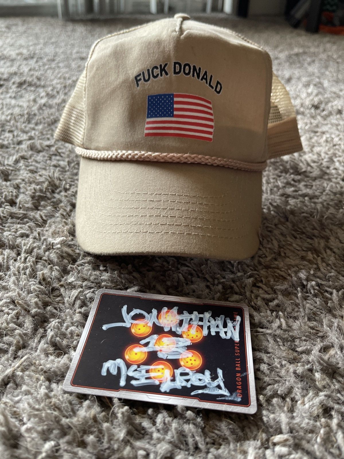 Don't Be Mad × Fat Tiger Workshop Fat Tiger DBM Fuck Donald FDT Trucker Hat Don’t Be Mad Size ONE SIZE - 1 Thumbnail