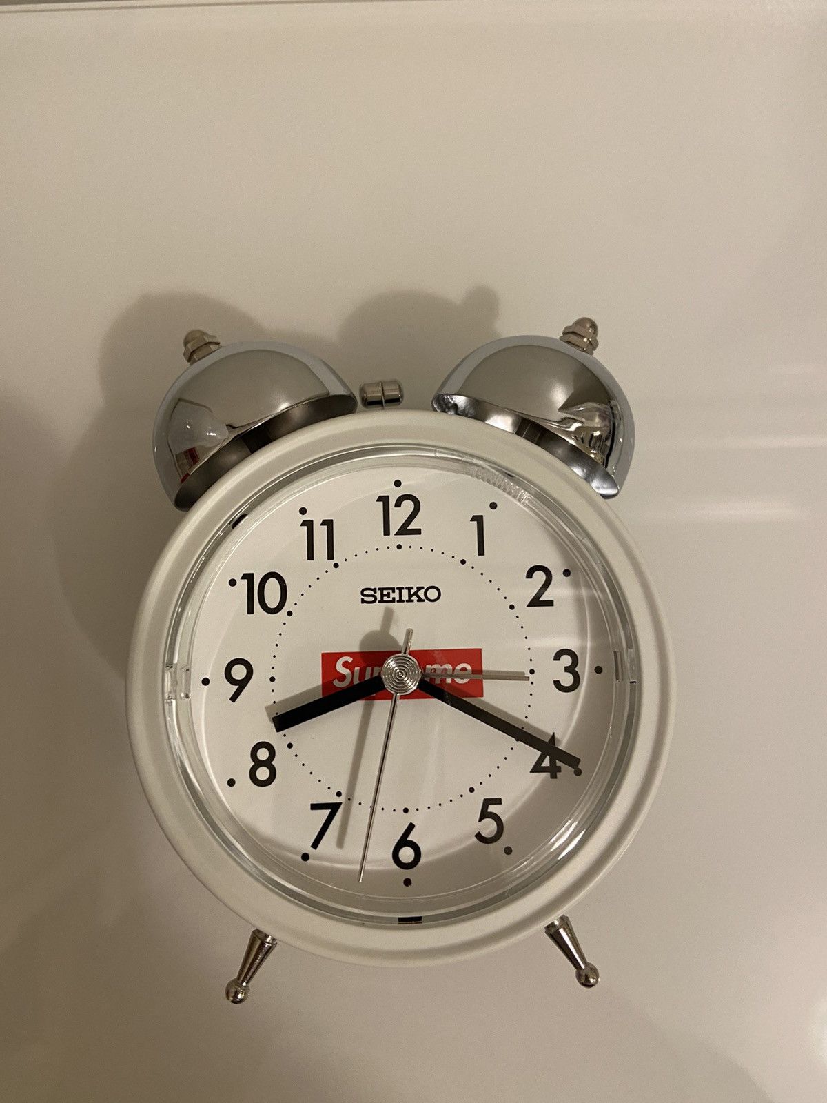 Supreme %100 Authentic Supreme Seiko Alarm Clock - White | Grailed