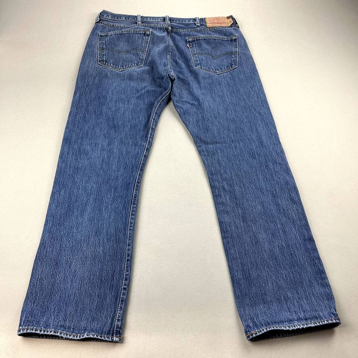 Levi's Levis 501 Jeans Mens 38x32 Blue Denim Original Straight Leg ...