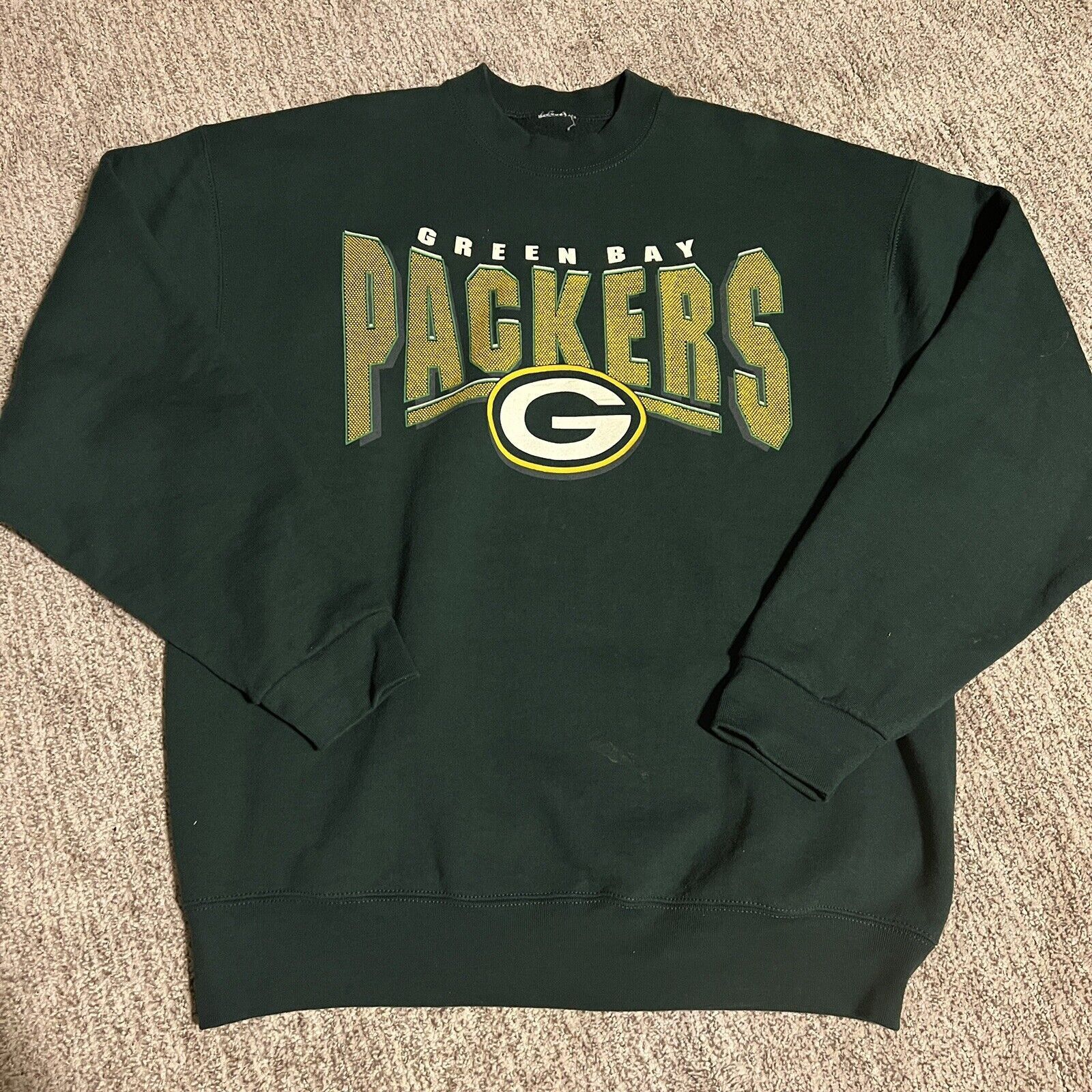 Vintage Lee Sport Green Bay Packers Sweater Size XL