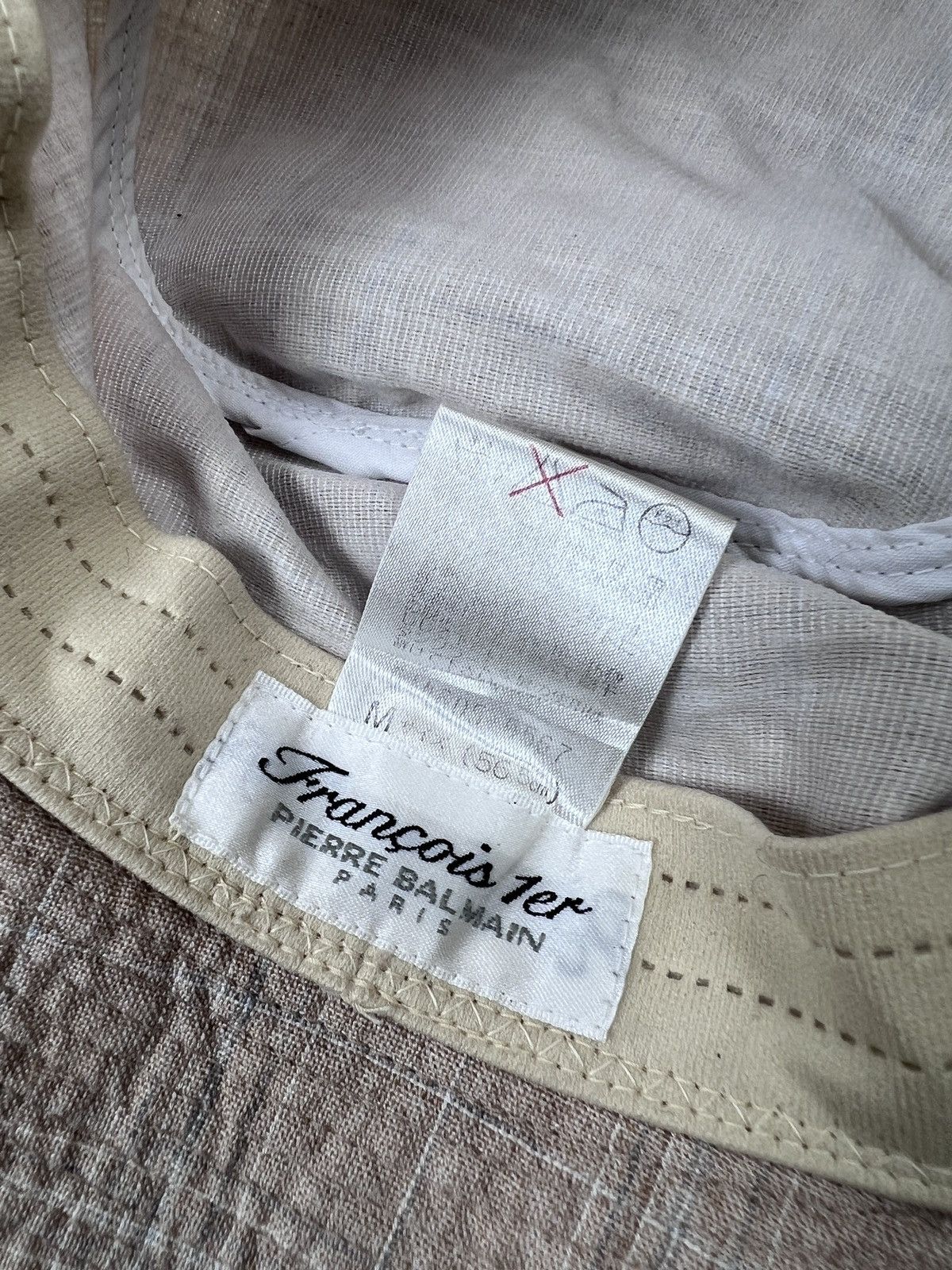 Pierre Balmain Vintage Pierre Balmain Paris Summer Bucket Hat Size ONE SIZE - 6 Thumbnail