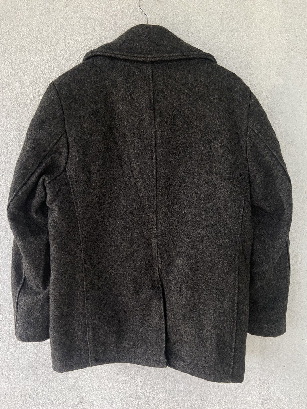 Vintage U.S. 740N By Schott NYC Wool Pea Jacket Made in USA