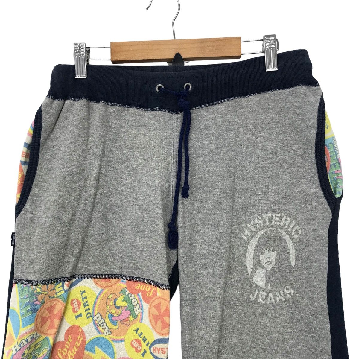 Hysteric Glamour Vintage HYSTERIC GLAMOUR Sweatpants Big Logo Pullover Size US 31 - 2 Thumbnail