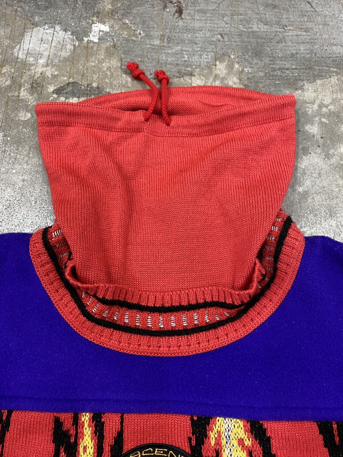 Japanese Brand AW1996 Descente Fire Flame Knit Size US S / EU 44-46 / 1 - 10 Thumbnail