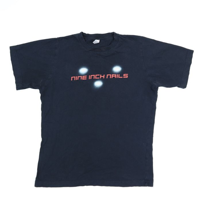 Vintage Nine Inch Nails NIN Lights in the Sky Tour TShirt Faded Black