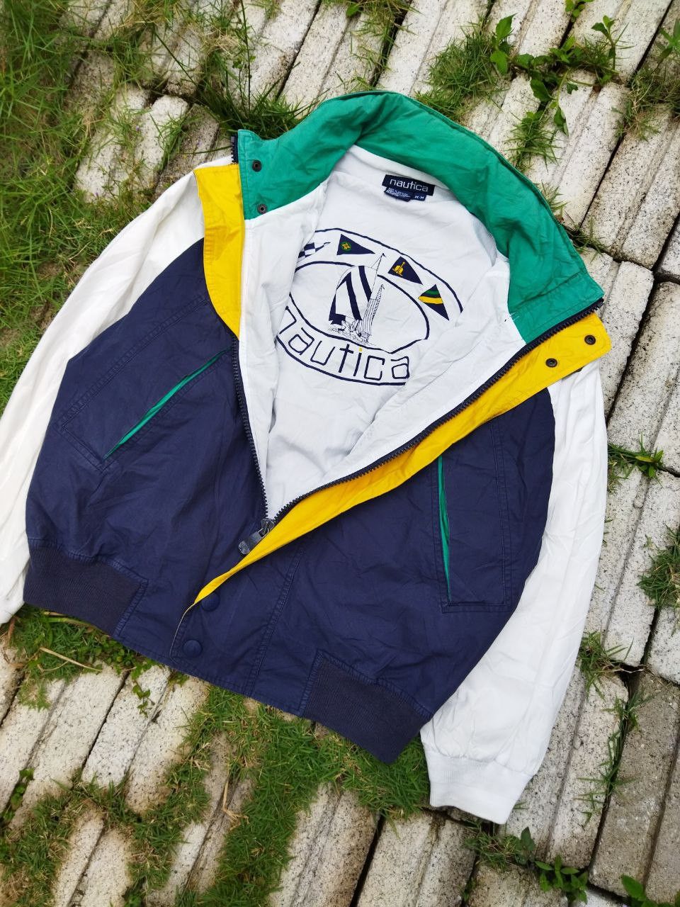 Nautica Vintage Nautica Sailing Gear Big Logo Jacket Size US M / EU 48-50 / 2 - 3 Thumbnail