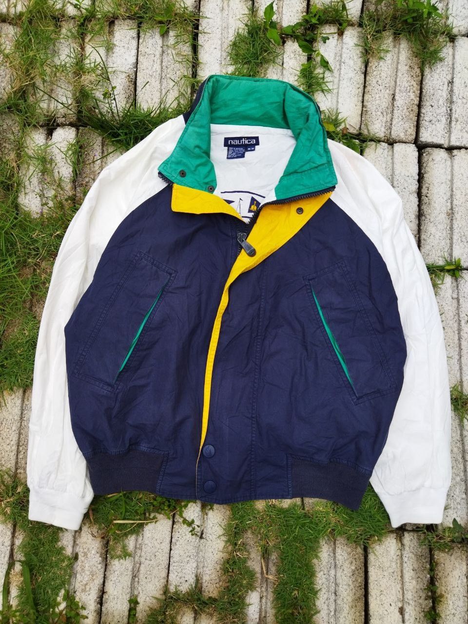 Nautica Vintage Nautica Sailing Gear Big Logo Jacket Size US M / EU 48-50 / 2 - 2 Thumbnail
