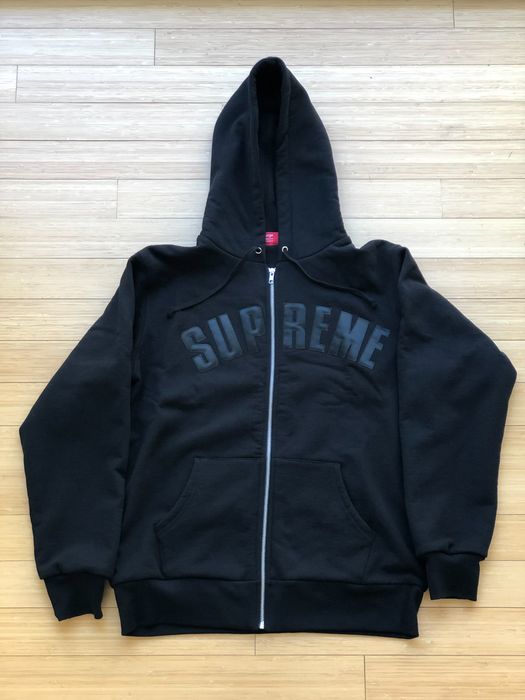 Thermal Zip-Up Hoodie (Black)