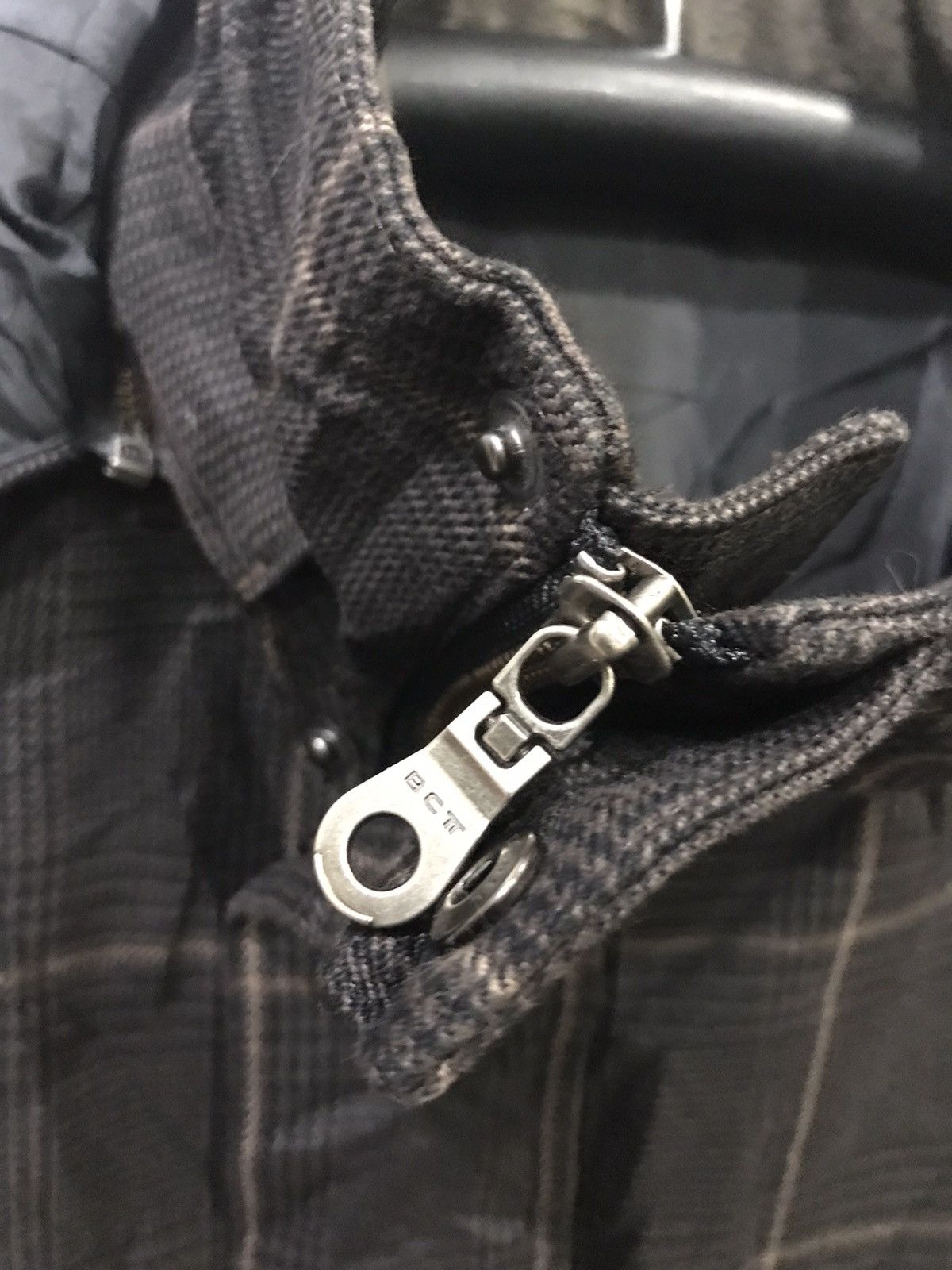 Boycott × Designer × Japanese Brand BOYCOTT Japan Plaid Multipockets Fur Hoodie Parka Size US M / EU 48-50 / 2 - 7 Thumbnail