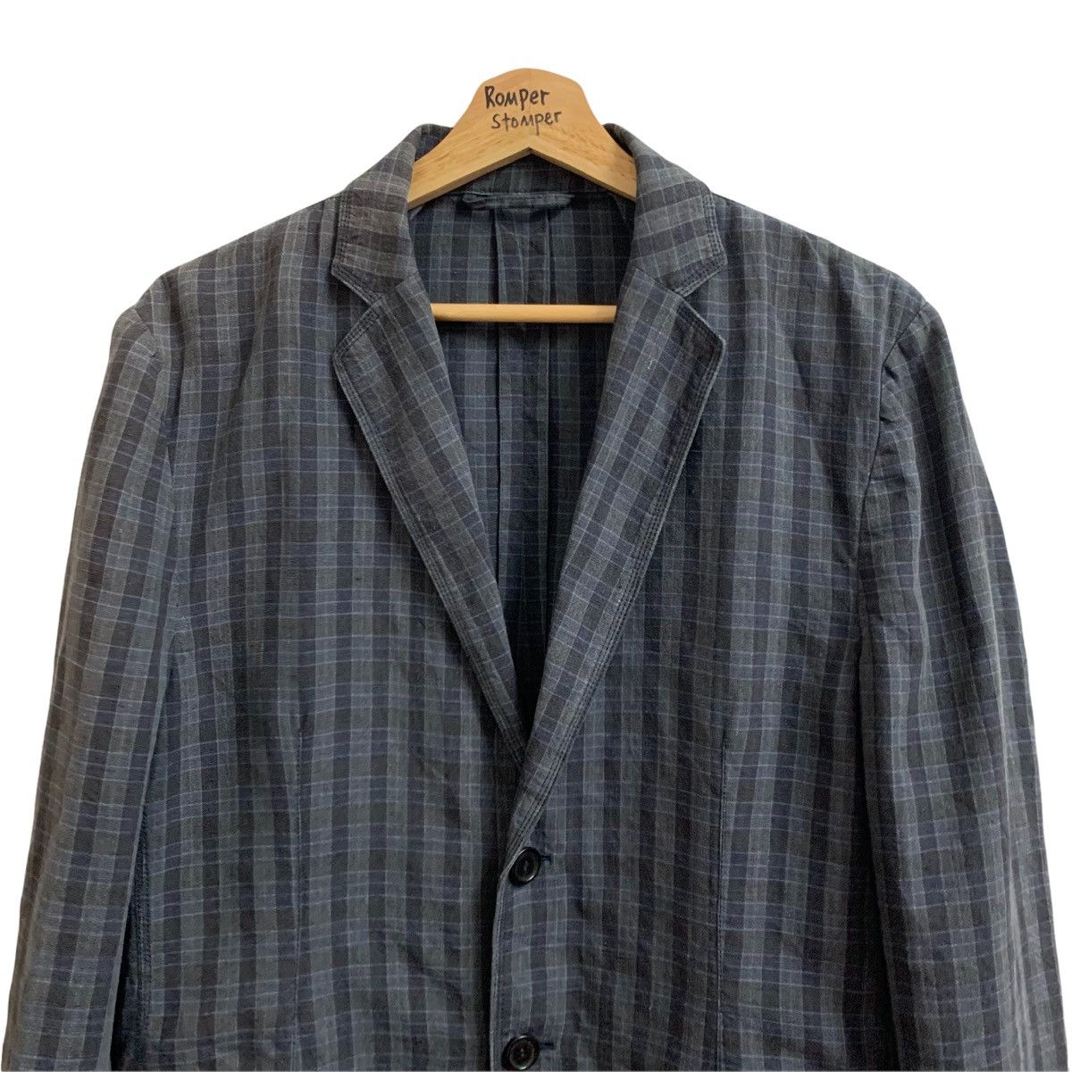 Acne Studios 💥ACNE STUDIOS Checkered Linen Light Jacket Size US S / EU 44-46 / 1 - 2 Thumbnail