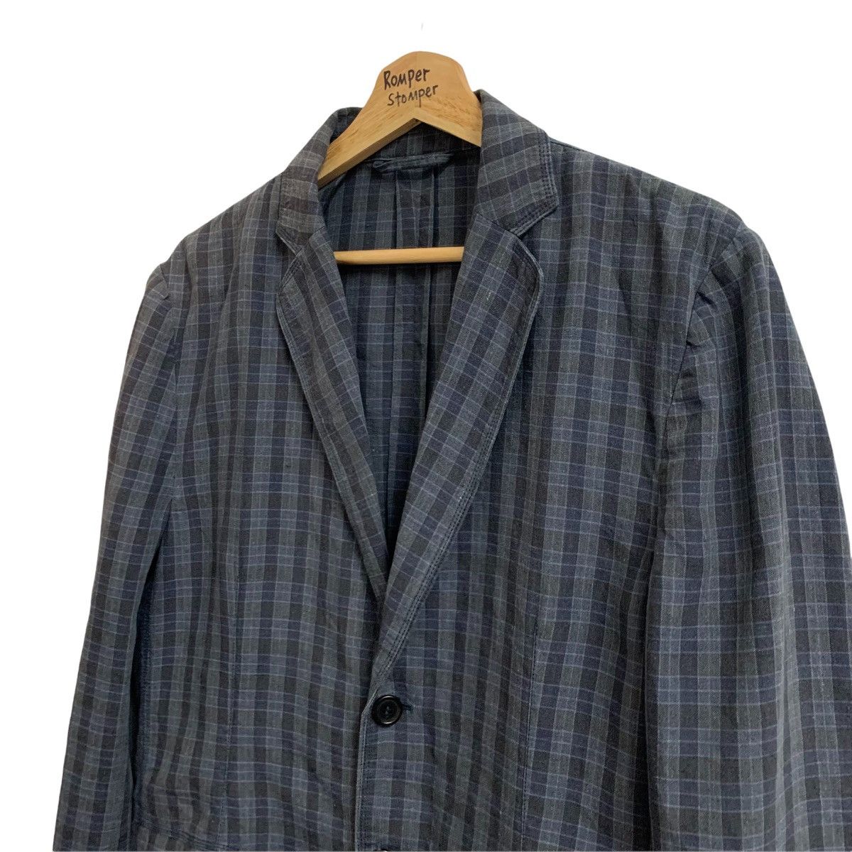 Acne Studios 💥ACNE STUDIOS Checkered Linen Light Jacket Size US S / EU 44-46 / 1 - 5 Thumbnail