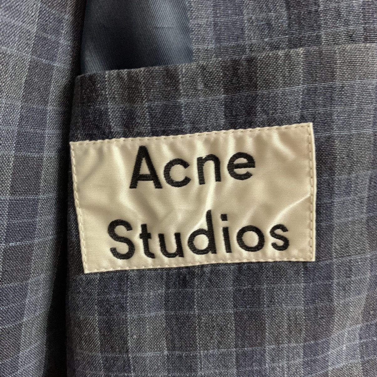 Acne Studios 💥ACNE STUDIOS Checkered Linen Light Jacket Size US S / EU 44-46 / 1 - 7 Thumbnail