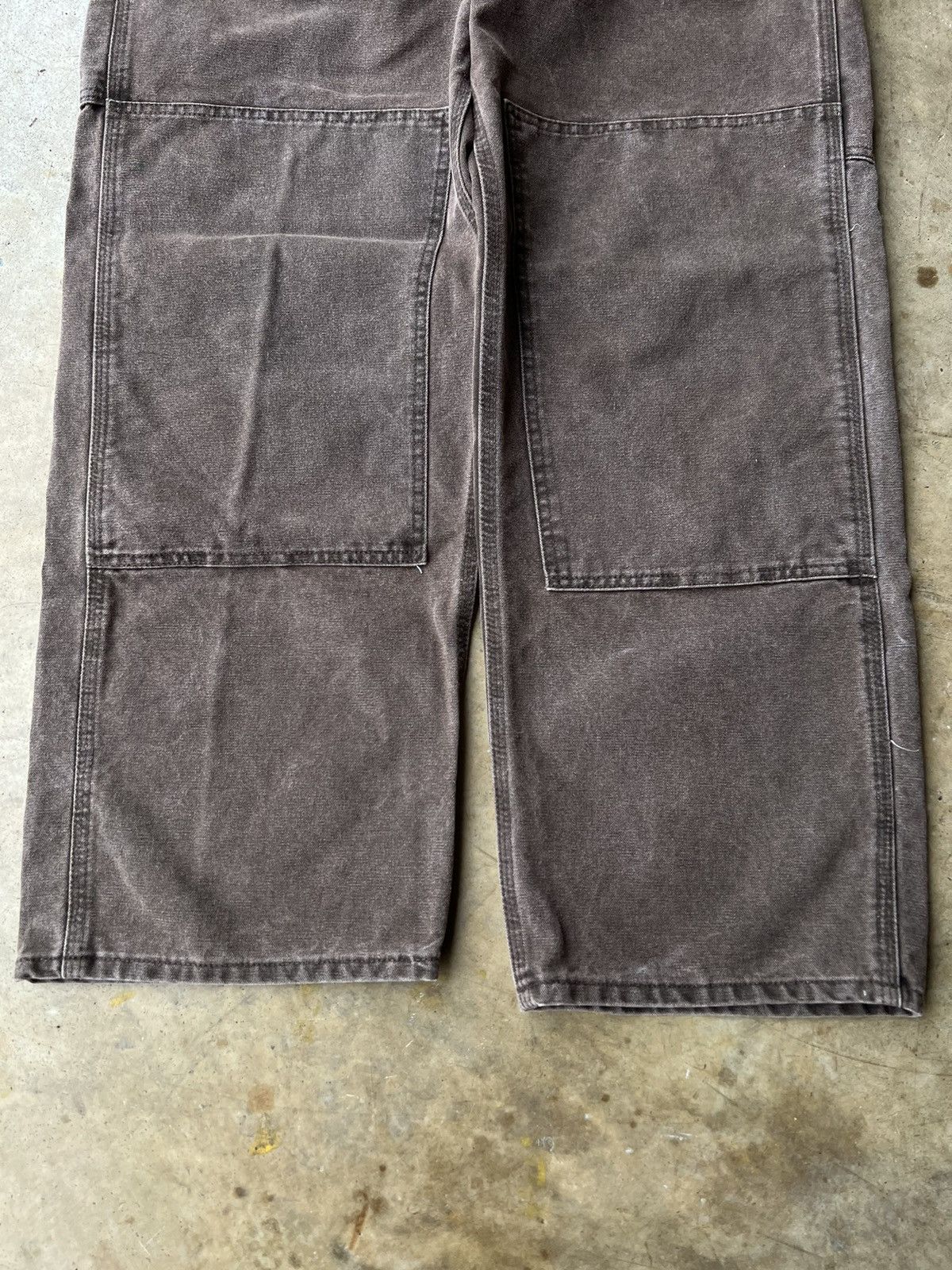 Carhartt Vintage Carhartt Brown Double Knee Overall Pants Size US 34 / EU 50 - 7 Thumbnail
