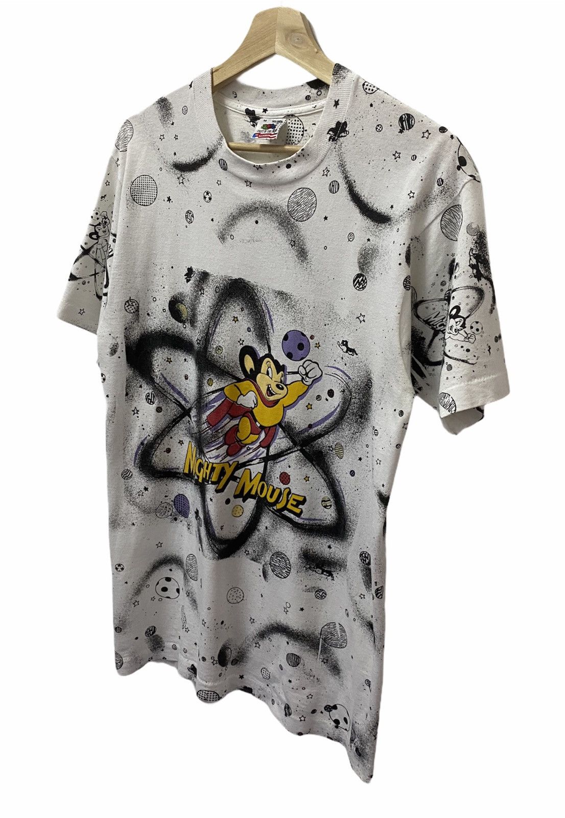 Cartoon Network VINTAGE 90s MIGHTY MOUSE FULL PRINT Size US M / EU 48-50 / 2 - 3 Thumbnail