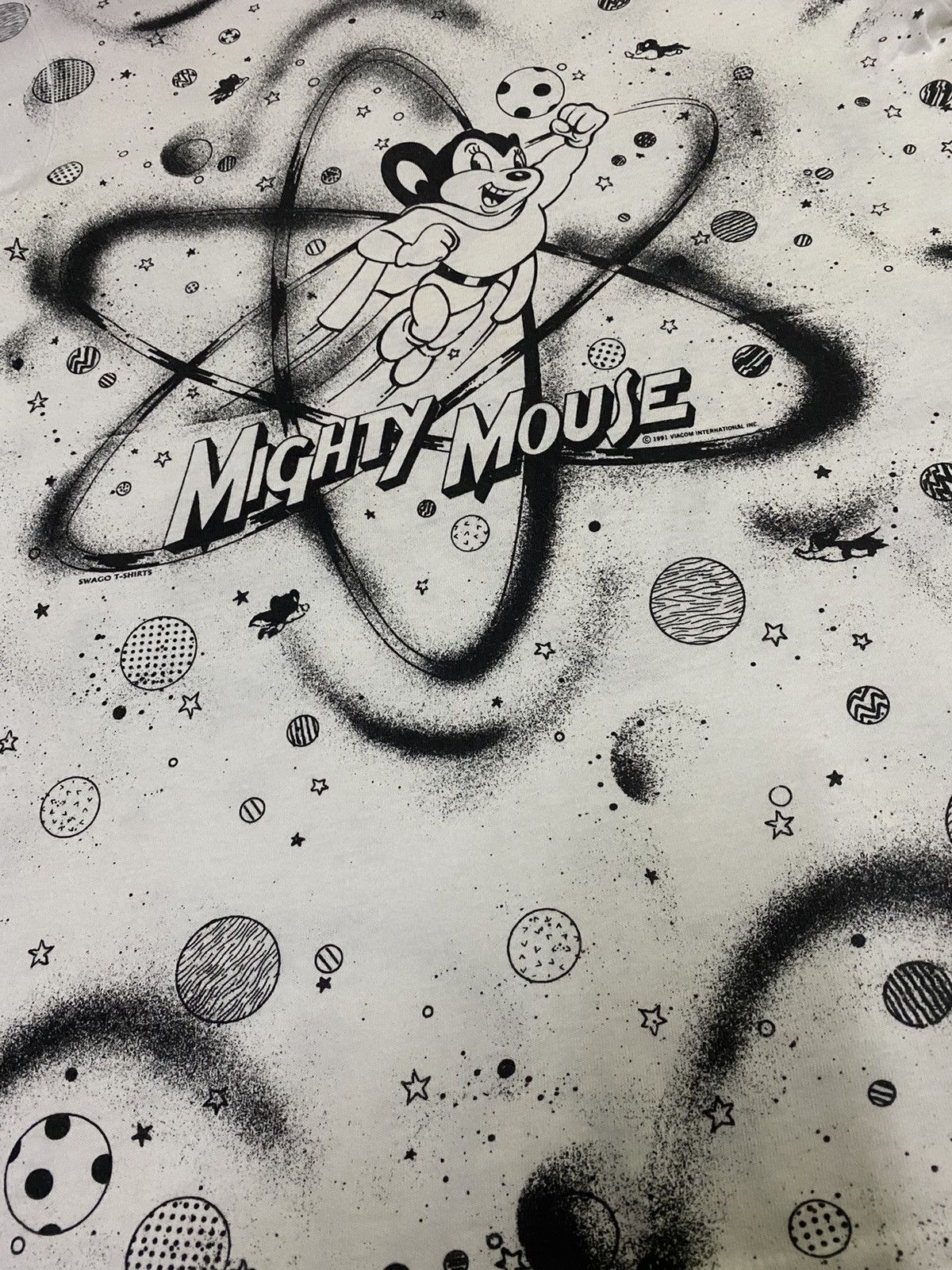 Cartoon Network VINTAGE 90s MIGHTY MOUSE FULL PRINT Size US M / EU 48-50 / 2 - 14 Thumbnail