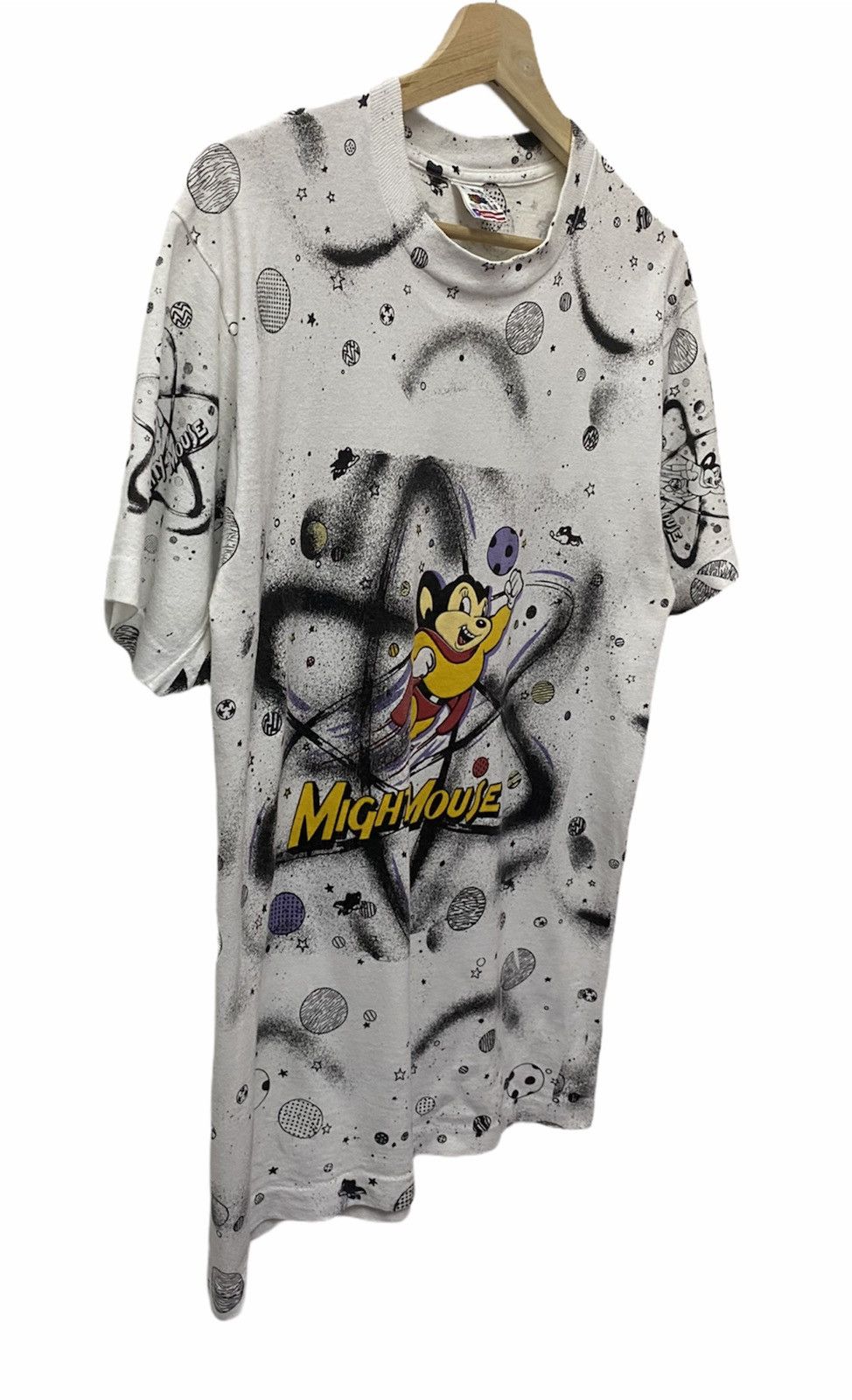 Cartoon Network VINTAGE 90s MIGHTY MOUSE FULL PRINT Size US M / EU 48-50 / 2 - 4 Thumbnail