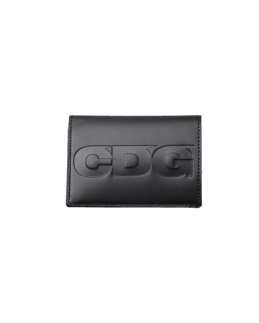 CDG CDG CDG CDG EMBOSSED LOGO WALLET Black Grailed