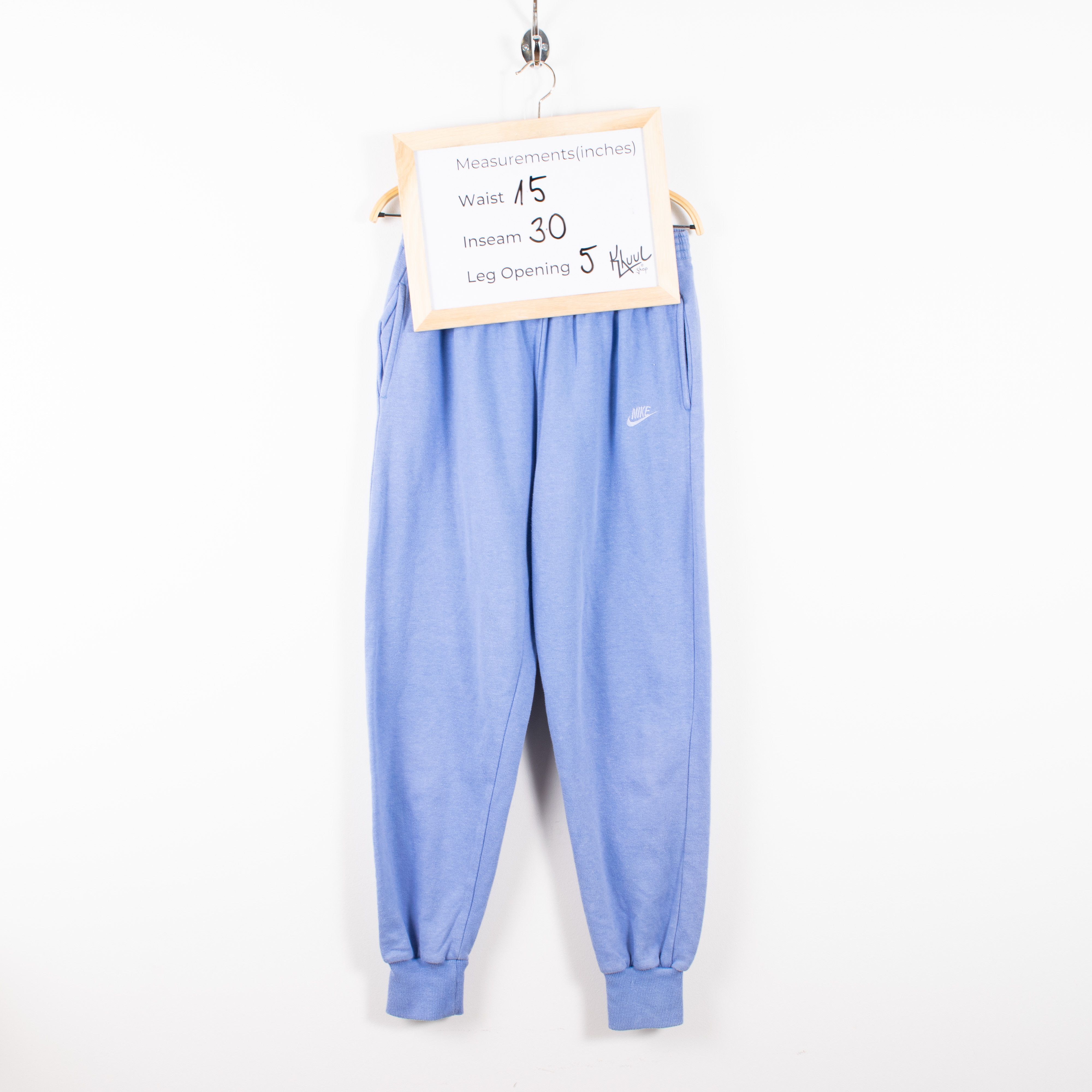 Nike Vintage Nike Logo Embroidery White Detail Blue Tracksuit Size US 32 / EU 48 - 12 Thumbnail
