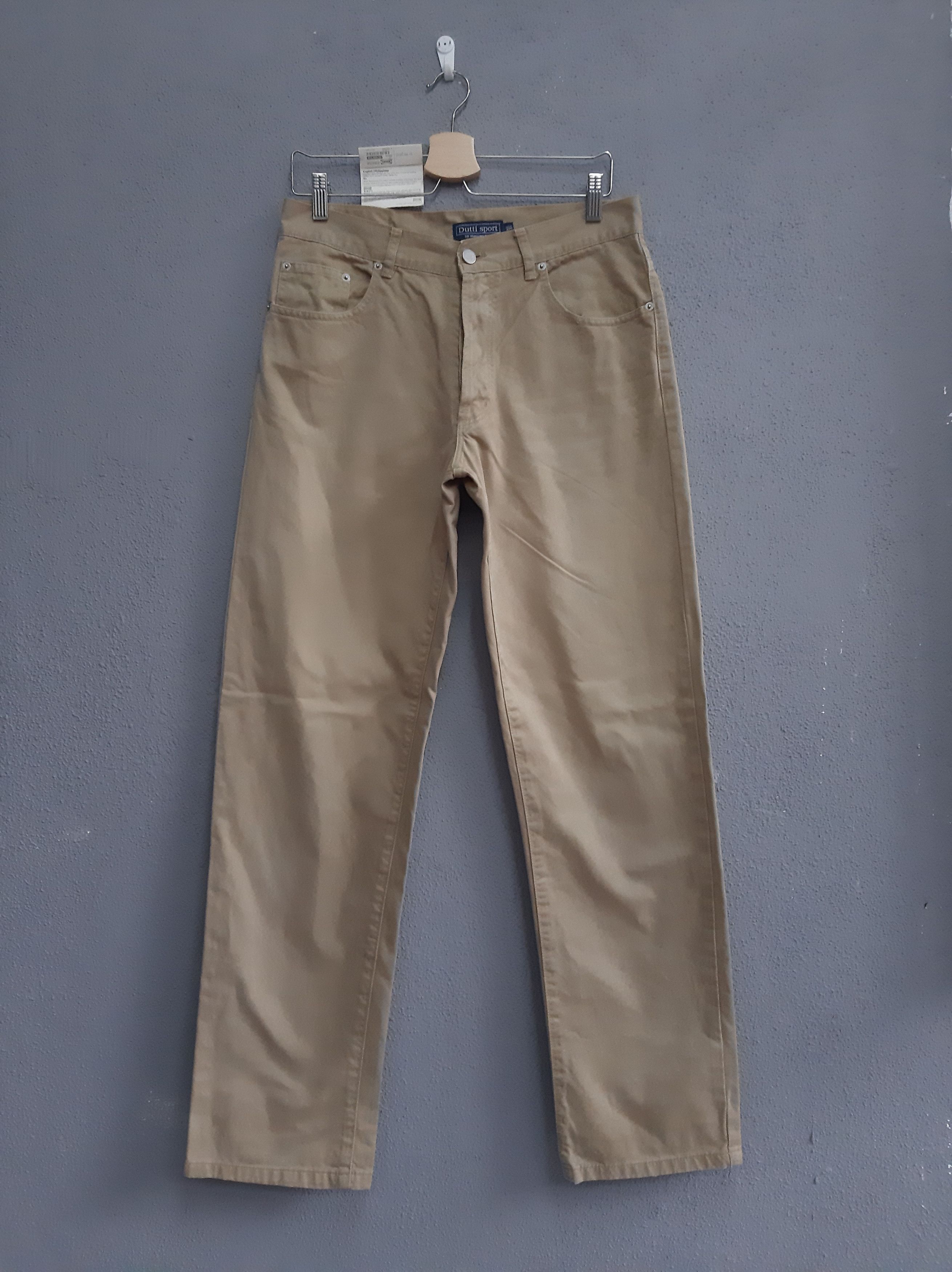 image of Dutti Sport By Massimo Dutti Flybuttons Khakis Denim, Men's (Size 31)
