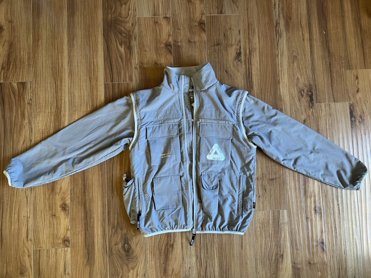 Palace Palace Cordura RS Zip Off Jacket Grey Medium | Grailed