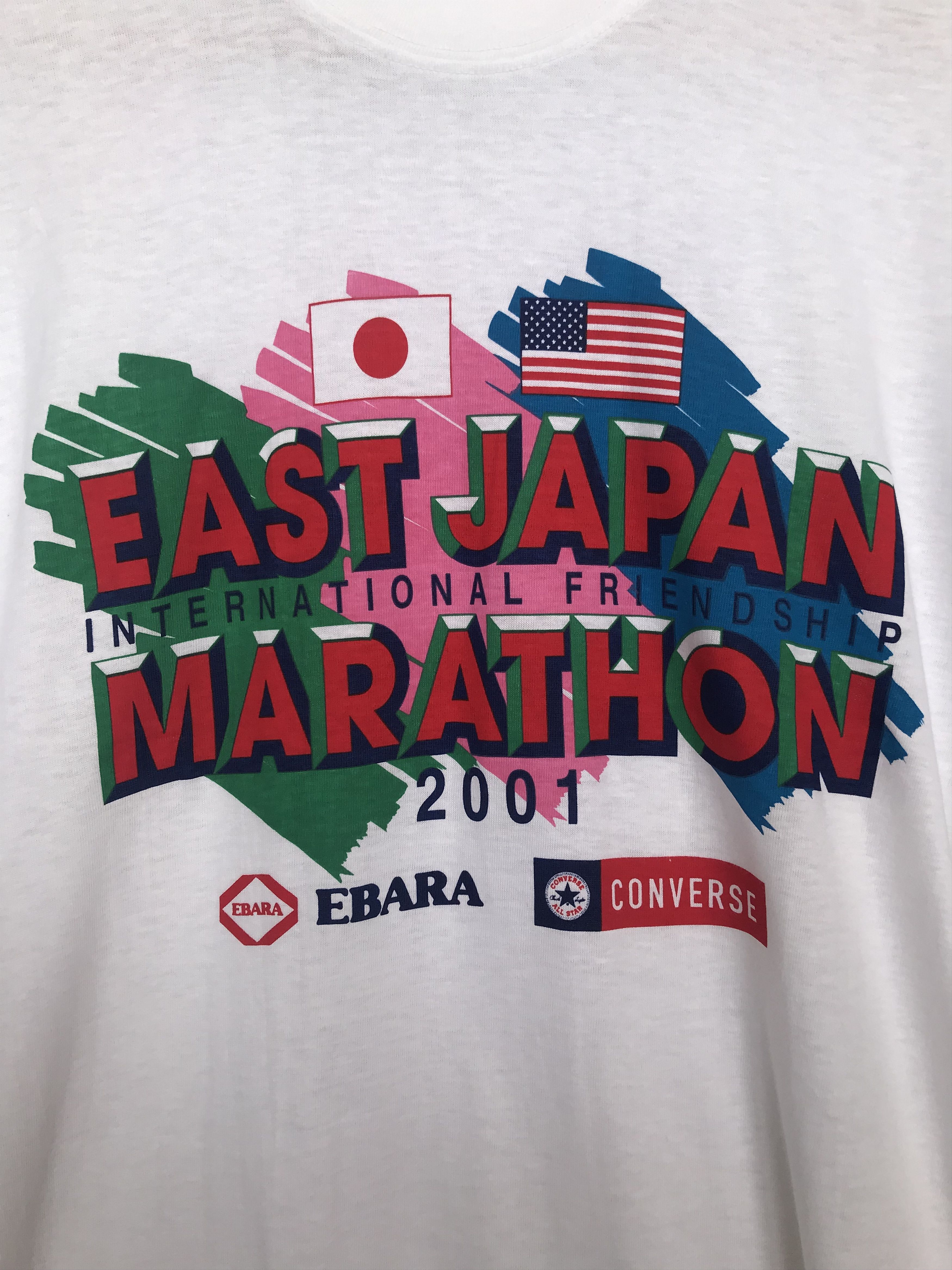 Vintage Vintage 2001 JAPAN-USA Marathon T-Shirt Size US M / EU 48-50 / 2 - 2 Thumbnail