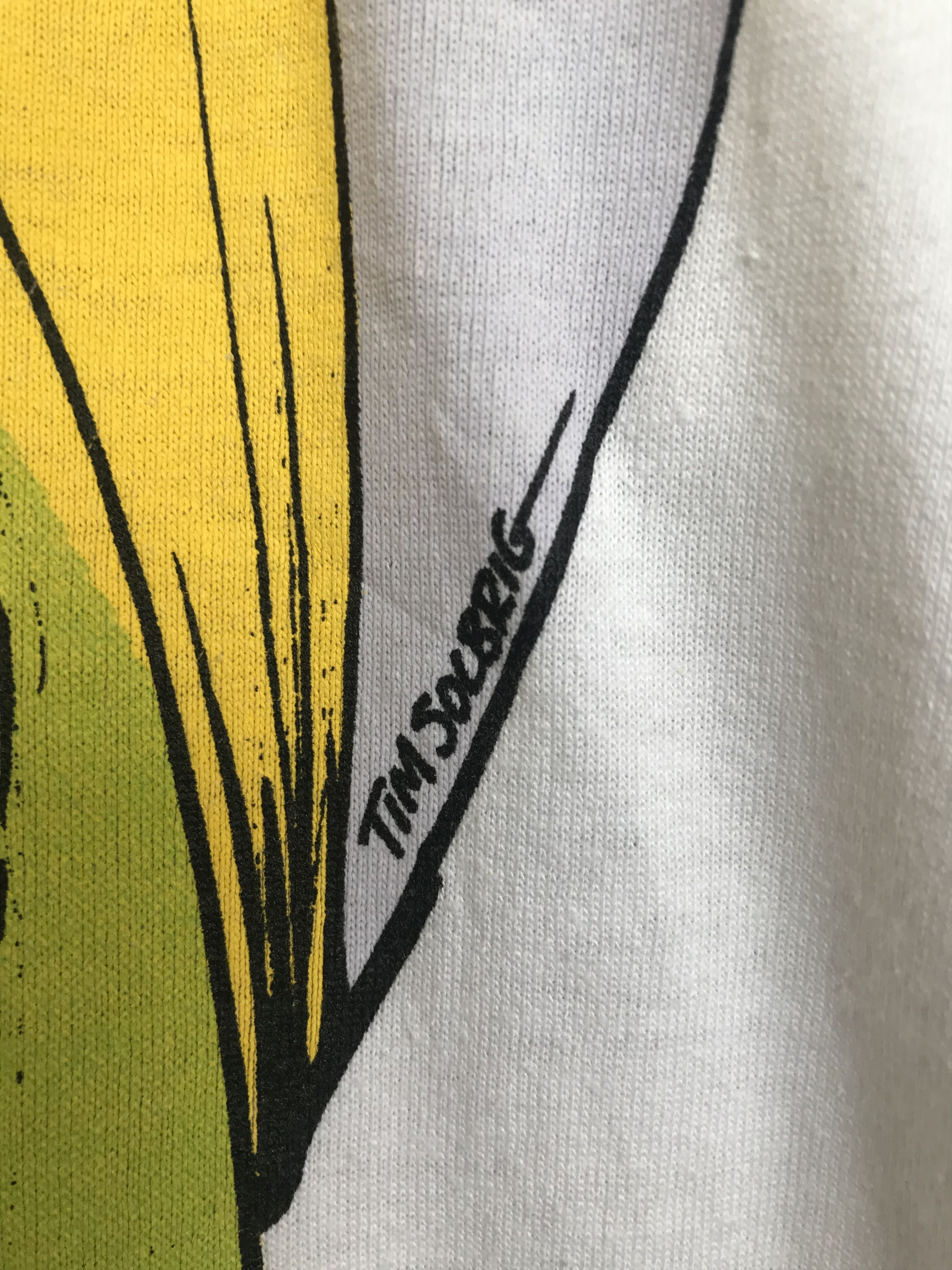 Vintage Vintage 90s TIM SOLBRIG 'Babe Alert' Graphic Art T-Shirt Size US L / EU 52-54 / 3 - 3 Thumbnail