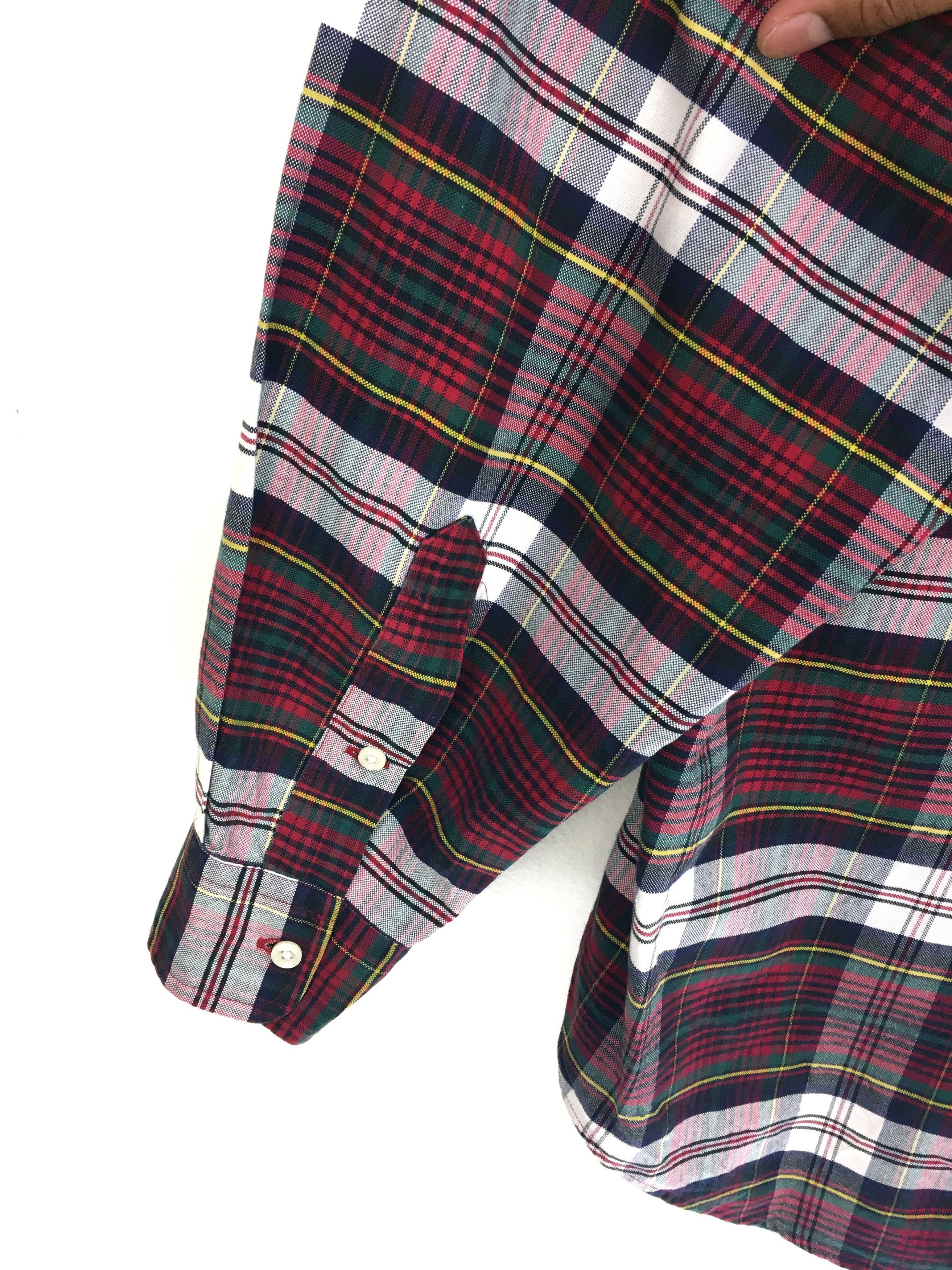 Polo Ralph Lauren Vintage 90s POLO RALPH LAUREN Checkered Oxford Shirt Size US L / EU 52-54 / 3 - 11 Thumbnail