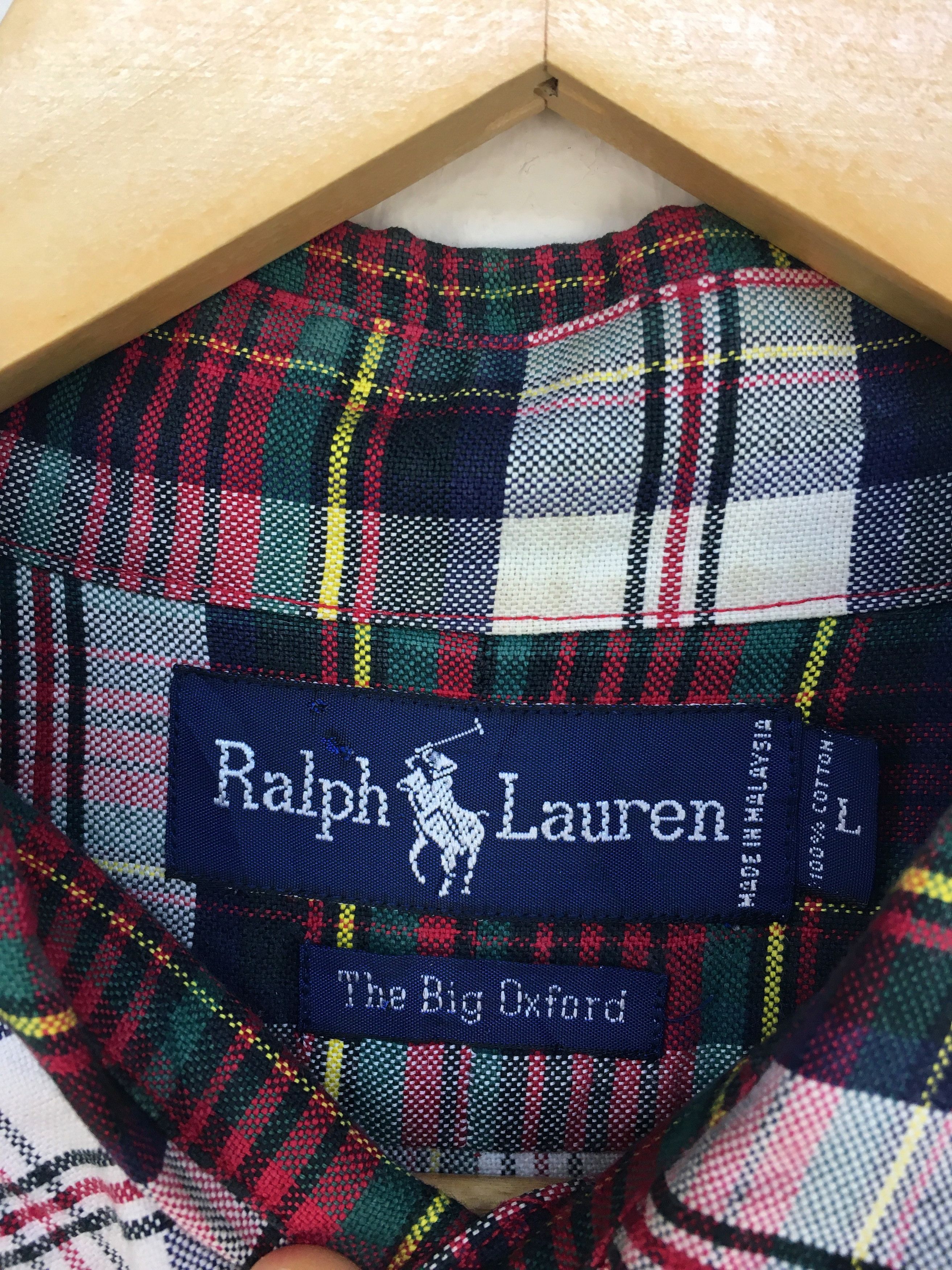 Polo Ralph Lauren Vintage 90s POLO RALPH LAUREN Checkered Oxford Shirt Size US L / EU 52-54 / 3 - 6 Thumbnail