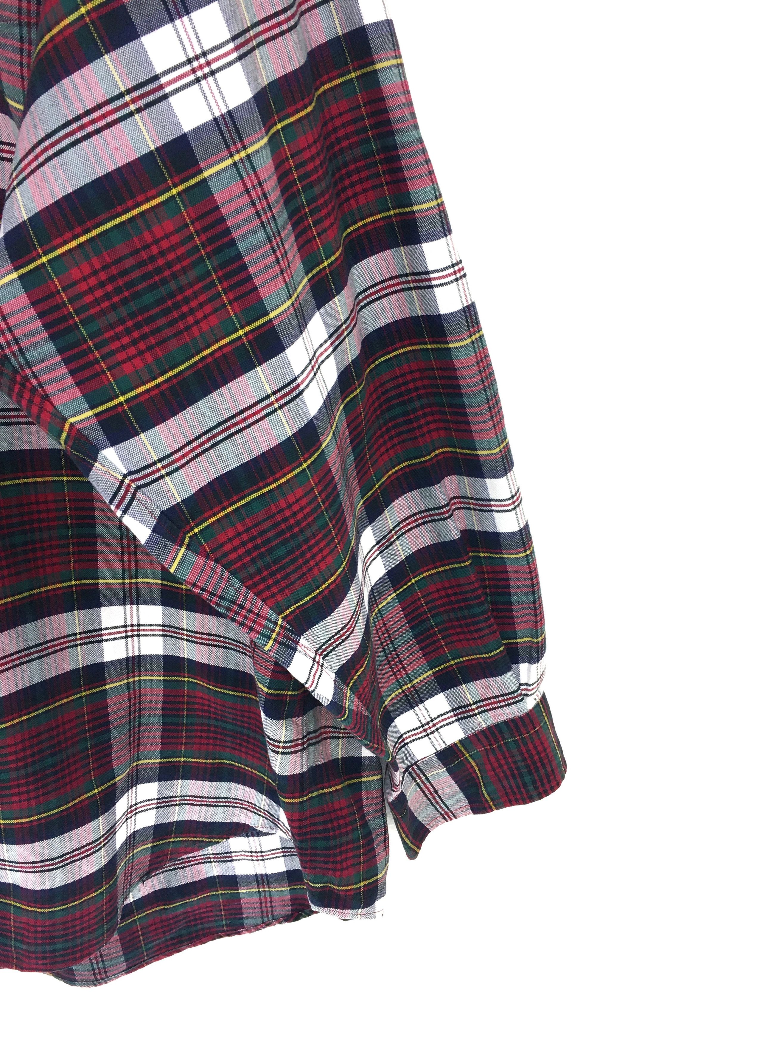 Polo Ralph Lauren Vintage 90s POLO RALPH LAUREN Checkered Oxford Shirt Size US L / EU 52-54 / 3 - 3 Thumbnail