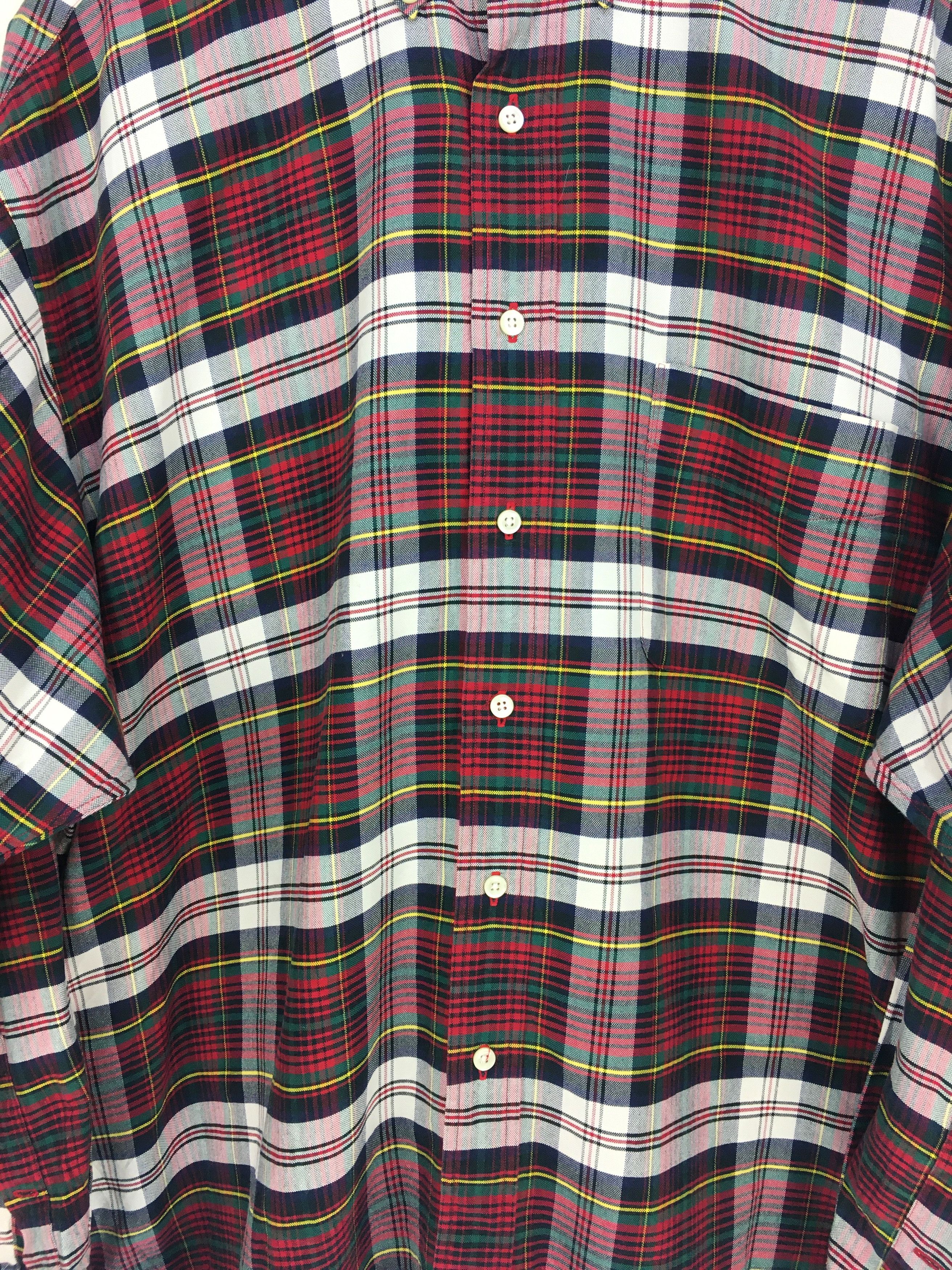 Polo Ralph Lauren Vintage 90s POLO RALPH LAUREN Checkered Oxford Shirt Size US L / EU 52-54 / 3 - 2 Thumbnail
