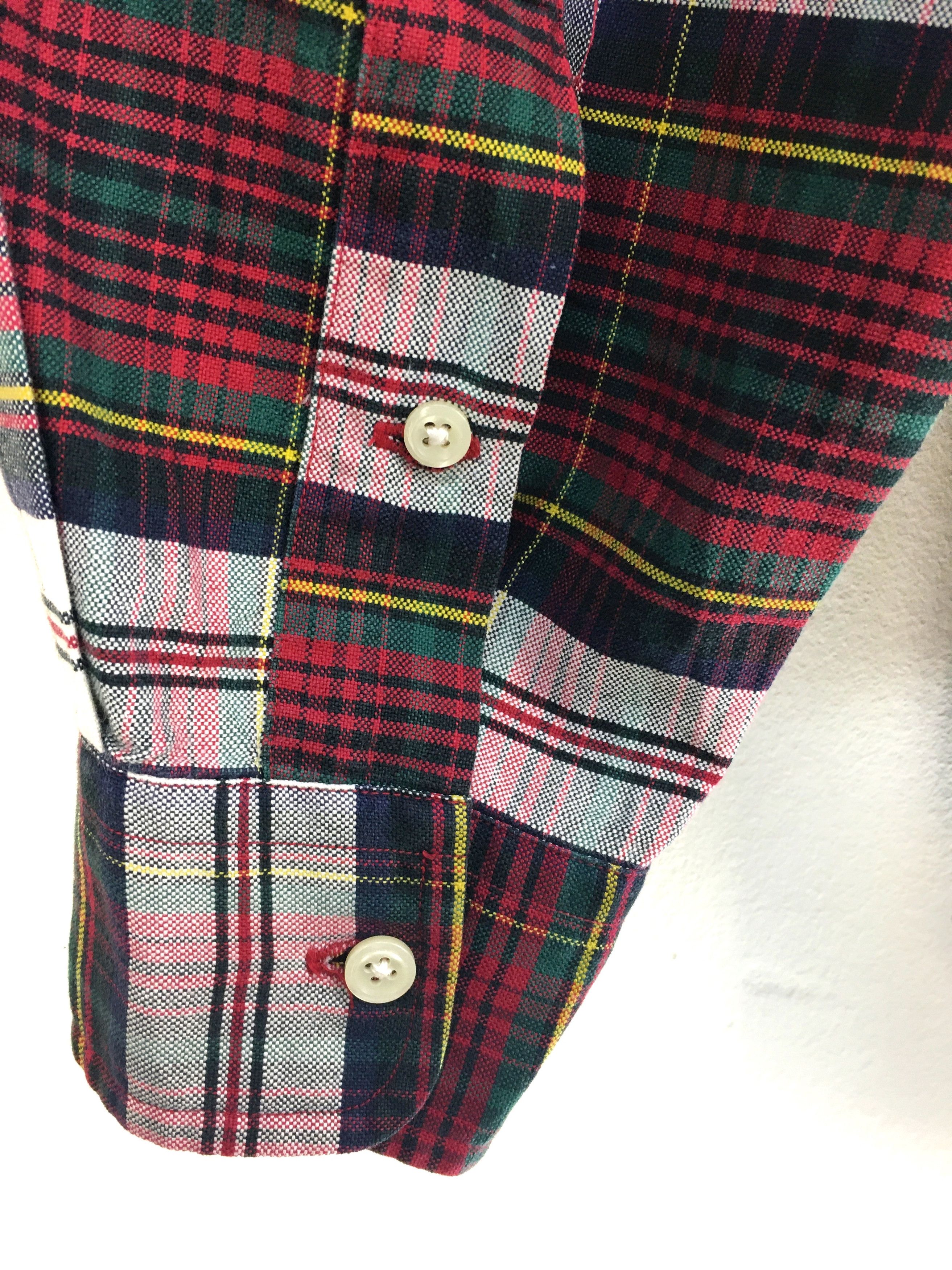 Polo Ralph Lauren Vintage 90s POLO RALPH LAUREN Checkered Oxford Shirt Size US L / EU 52-54 / 3 - 12 Thumbnail