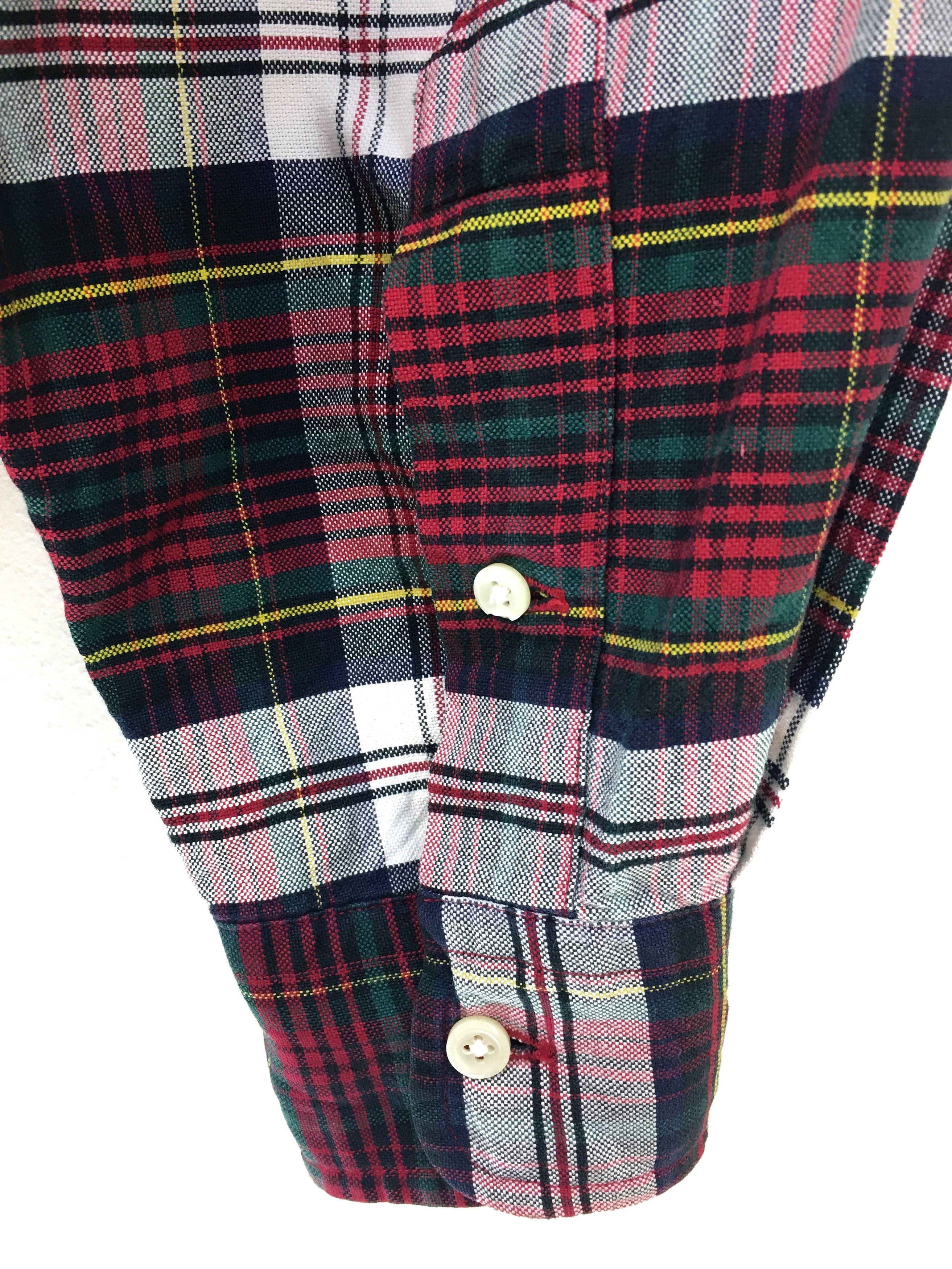 Polo Ralph Lauren Vintage 90s POLO RALPH LAUREN Checkered Oxford Shirt Size US L / EU 52-54 / 3 - 10 Thumbnail
