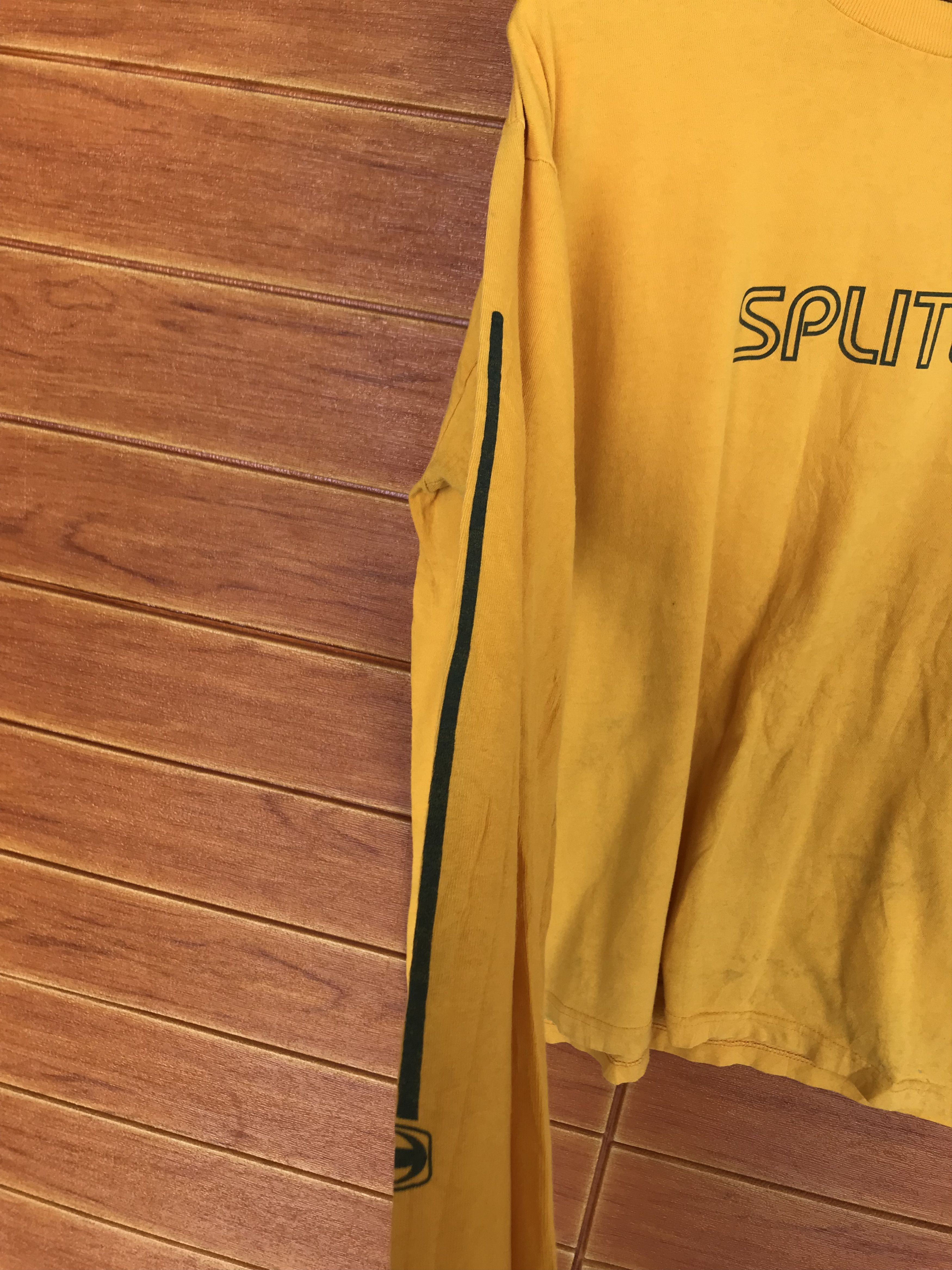 Split Vintage 2000s Split Skateboard Longsleeve T-Shirt Size US L / EU 52-54 / 3 - 4 Thumbnail