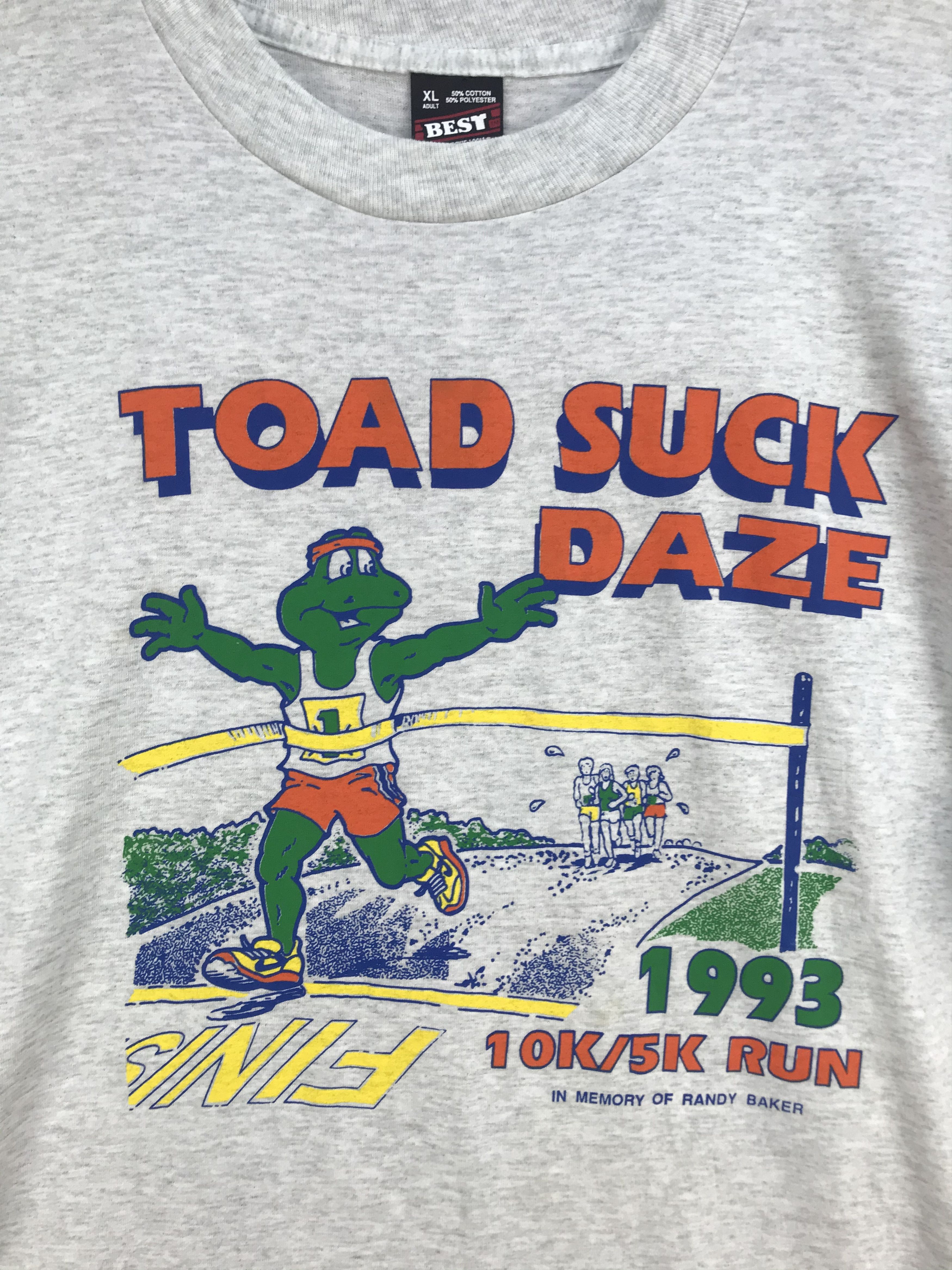 Vintage Vintage 90s Toad Suck Daze 10K Conway Arkansas Shirt Size US XL / EU 56 / 4 - 2 Thumbnail