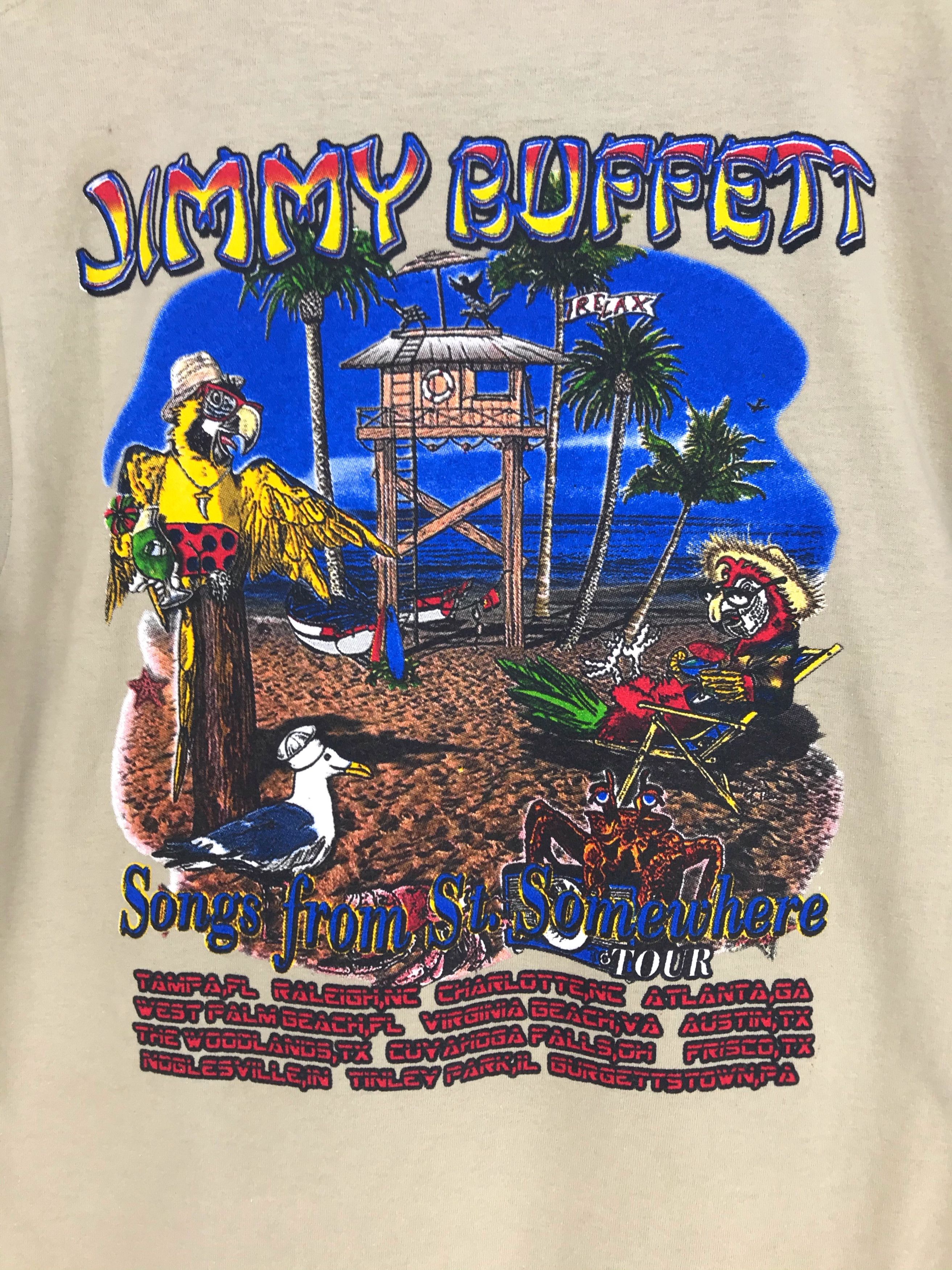 Band Tees Vintage JIMMY BUFFETT Tour Shirt Size US M / EU 48-50 / 2 - 6 Thumbnail