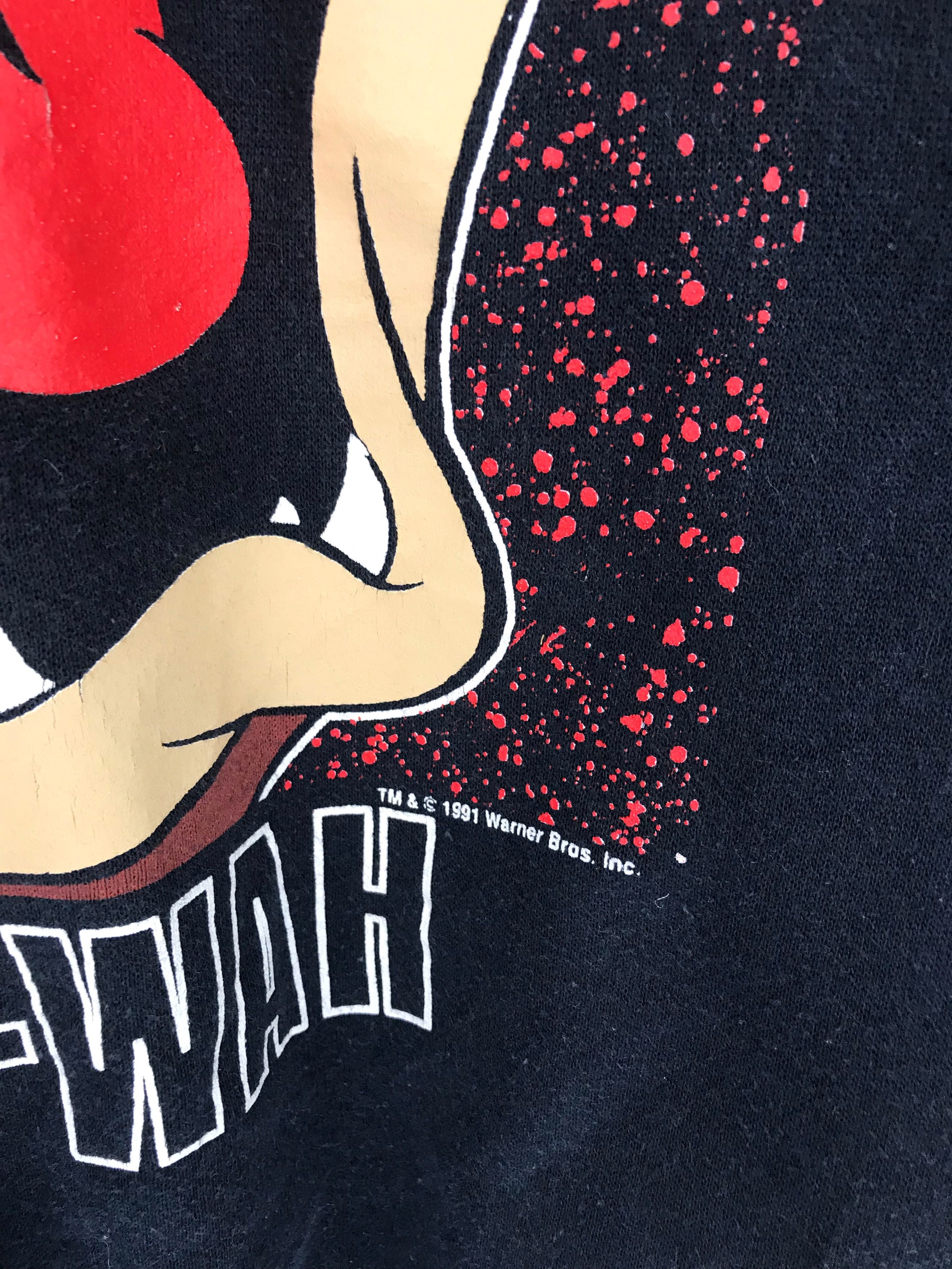 Cartoon Network Vintage 90s TAZ MANIA Sweatshirt Size US XL / EU 56 / 4 - 3 Thumbnail